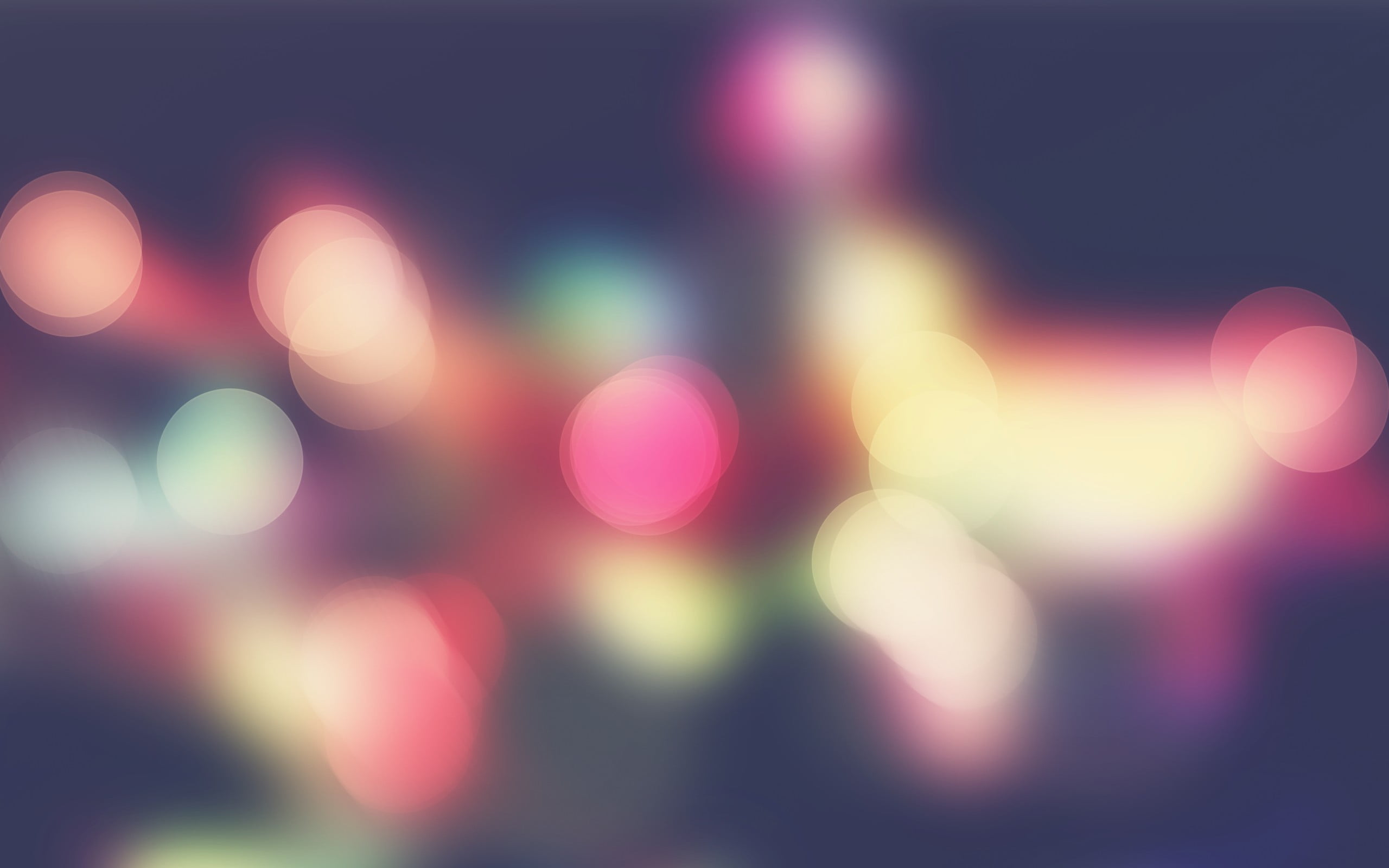 bokeh effect untitled gradient colorful shapes lights digital art 2k