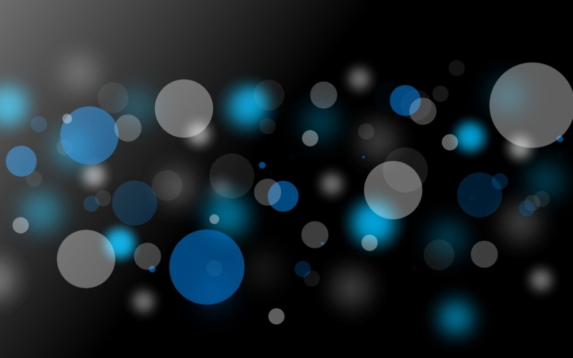 bokeh effects wallpaper dark circle gray black backgrounds 2k