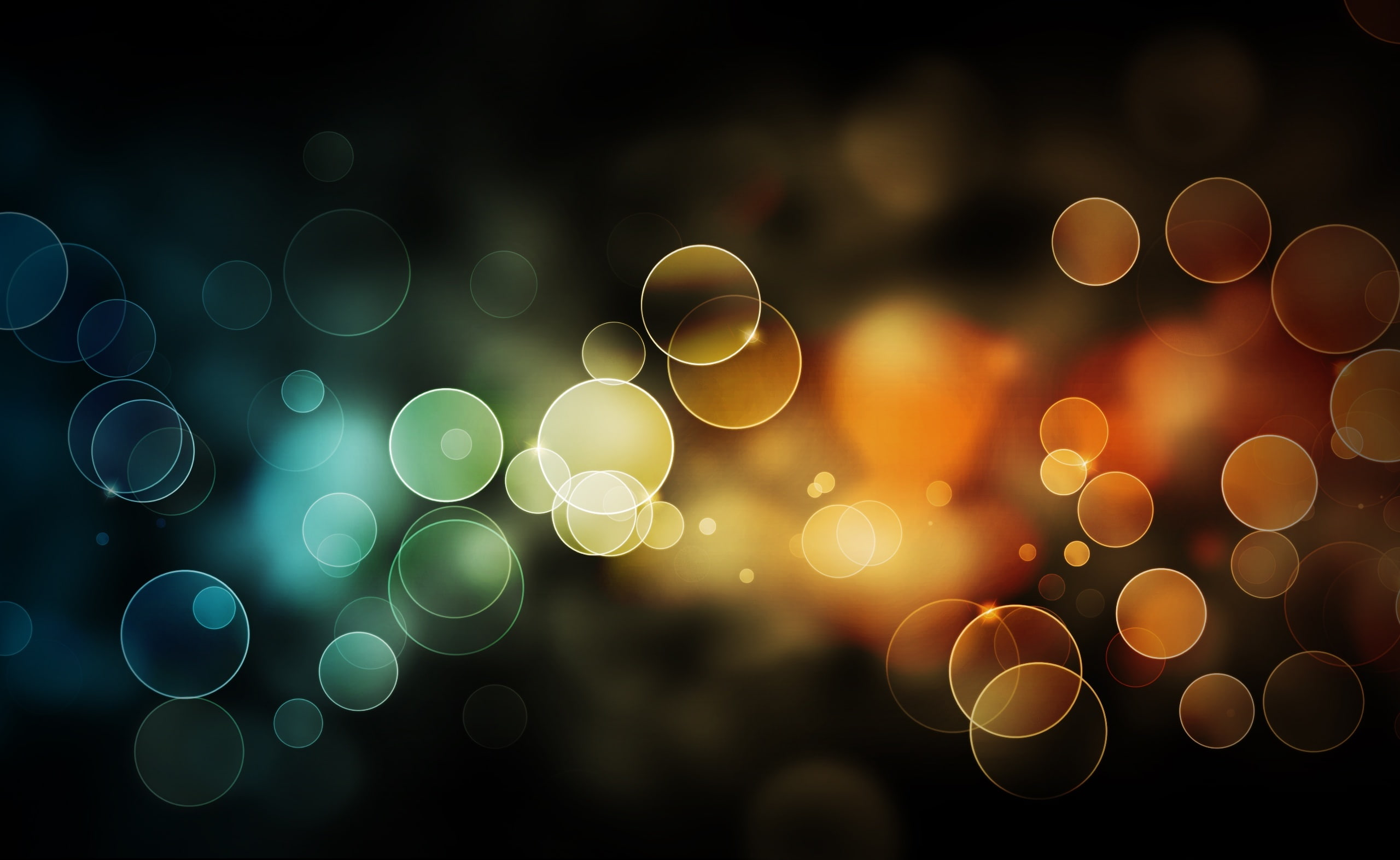 Abstract Background Brown And Blue Circles bokeh wallpaper Aero 2k