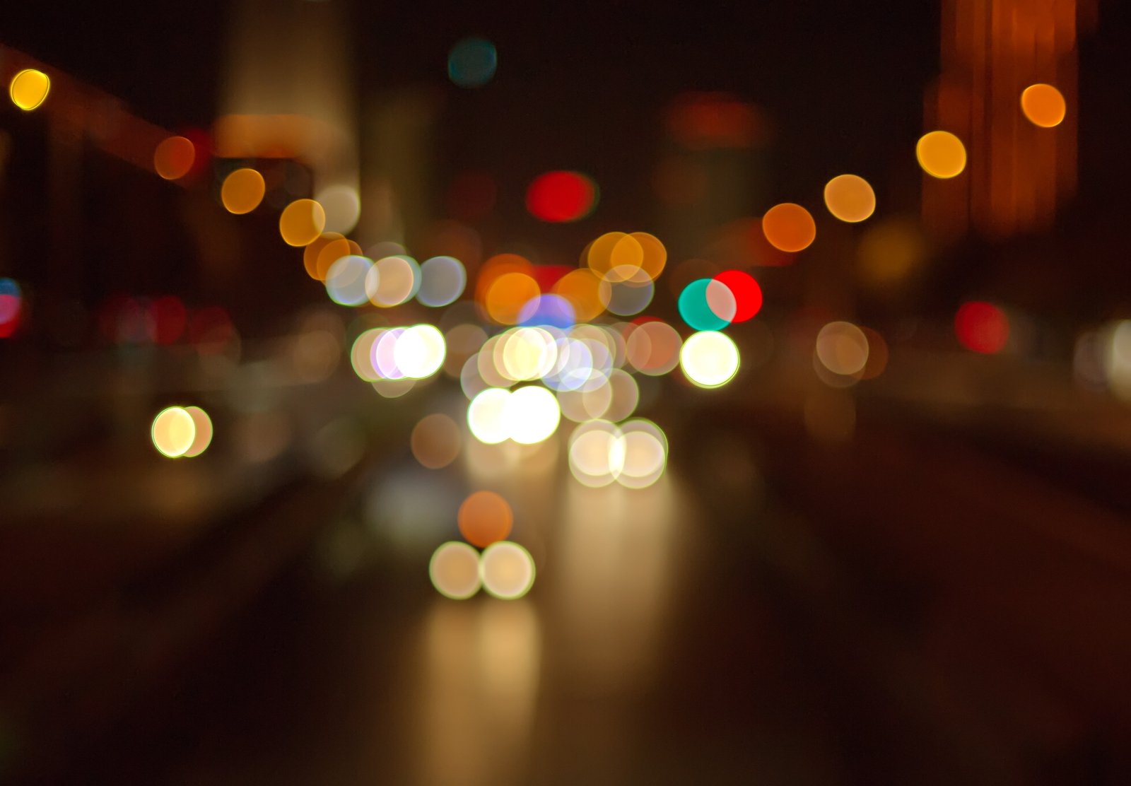 bokeh photography road light machine night the city lights 2k 4k 5k