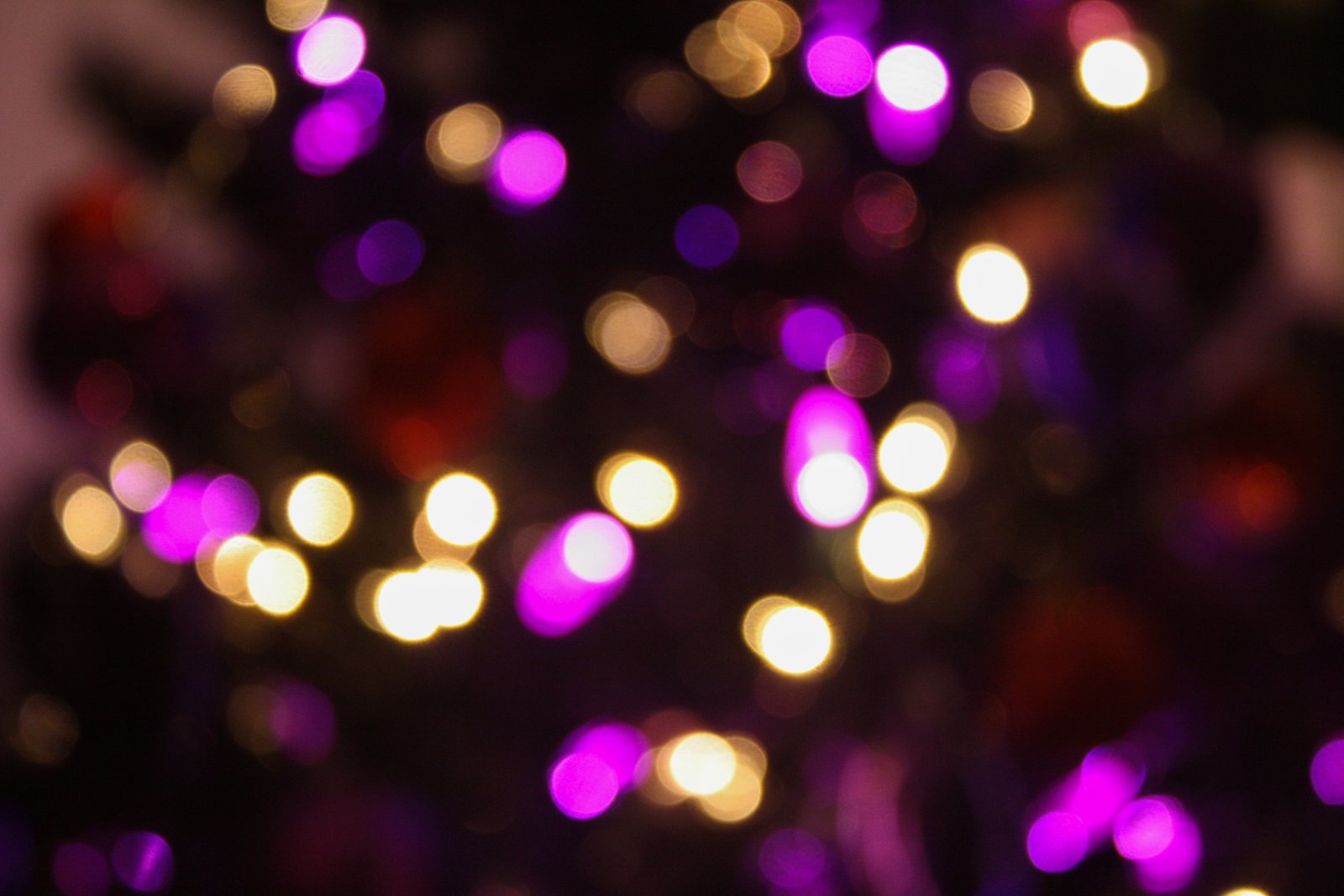 bokeh christmas tree ornaments holiday decoration 2k 4k