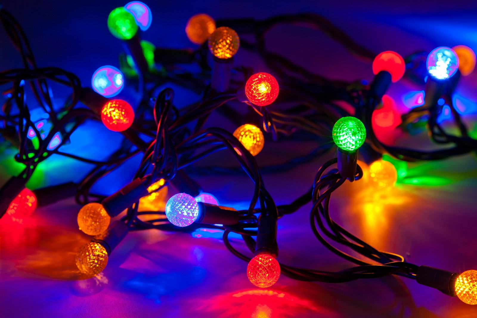 bokeh christmas Mlights 2k 4k
