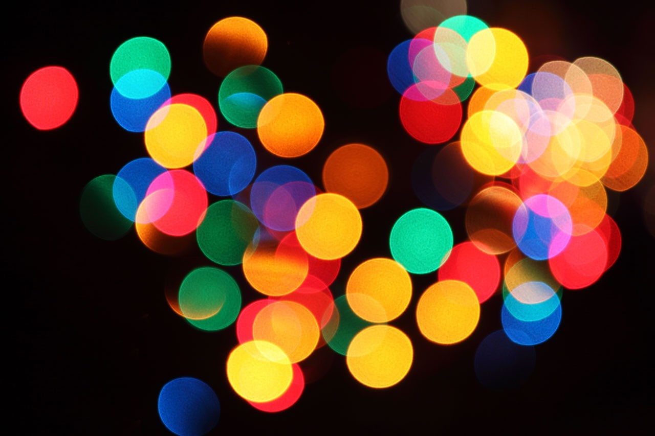 lights colorful circle blurred abstract bokeh multi colored