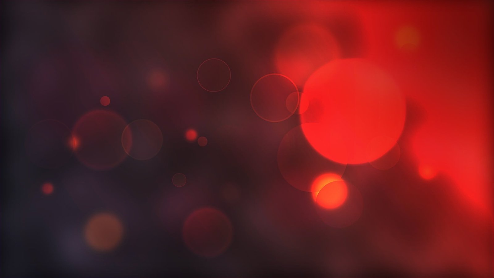 red bokeh lights wallpaper circle blurred defocused abstract 2k