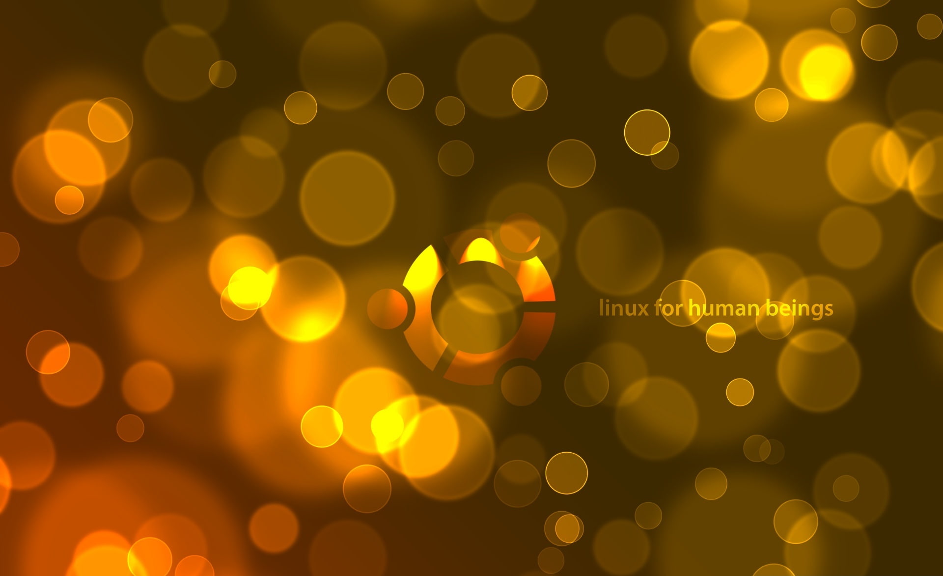 Ubuntu Bokeh Linux logo Computers linux ubuntu for human beings 2k