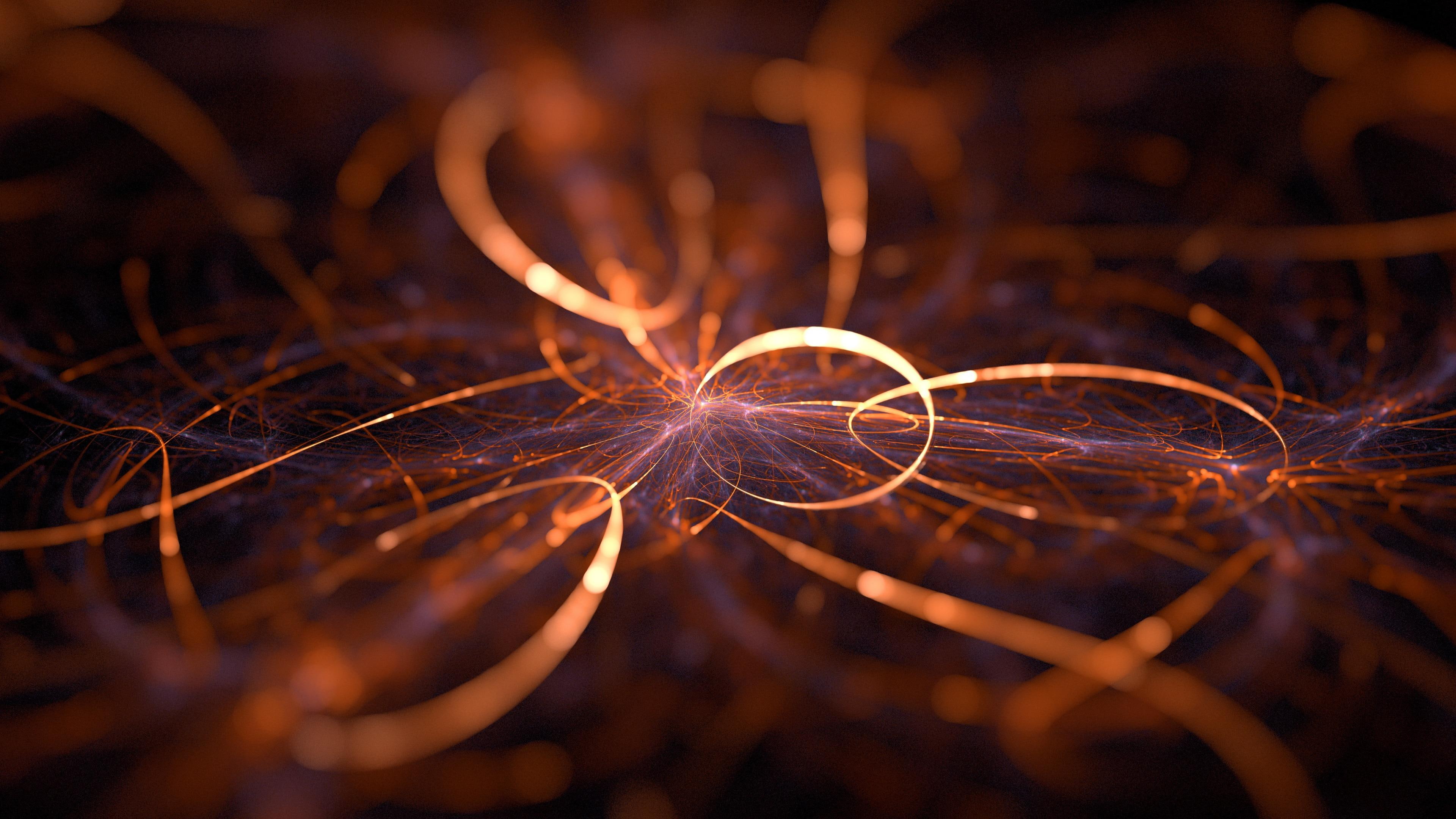 untitled Fire Blur Golden Bokeh 2k 4k