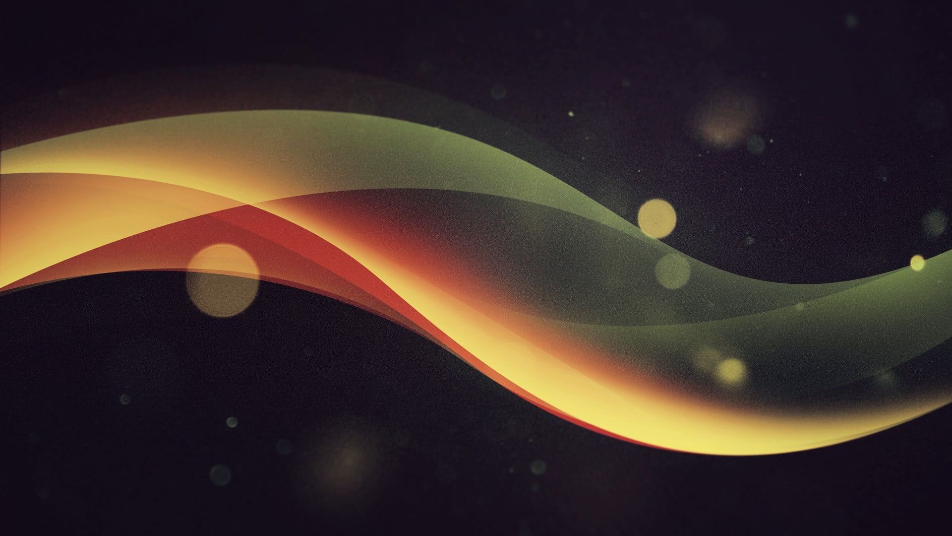 yellow and black wallpaper abstract digital art waveforms 2k