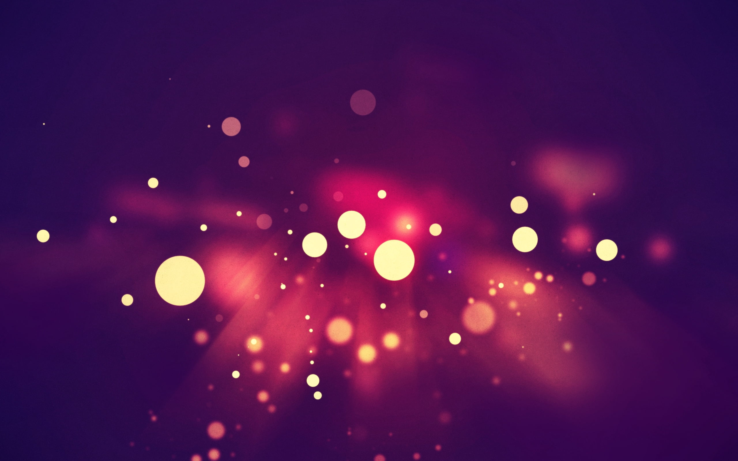 yellow and red bokeh lights highlights circles background 2k