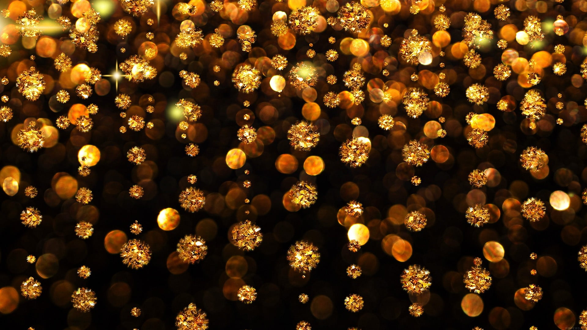 yellow bokeh light photography diamonds gold pattern full frame 2k