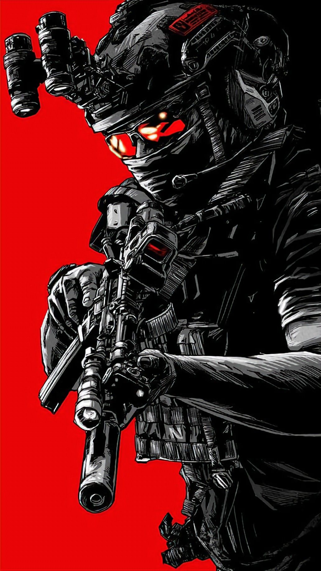 Spec Ops mobile wallpaper digital art
