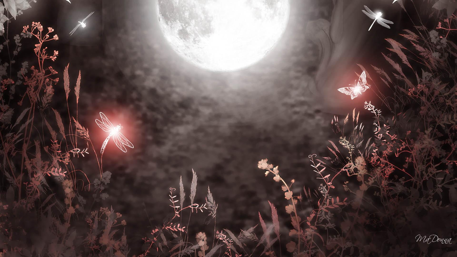 Brilliant Dragonflies fireafox persona gothic plants mystical 2k