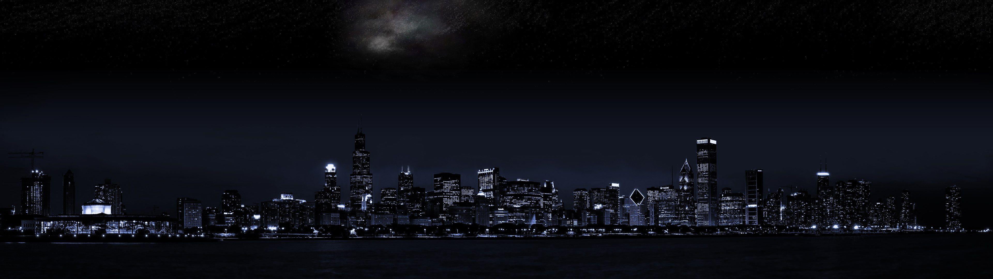 night city dual monitor the dark background 60 widescreen dualmonitor dualscreen 2k 4k