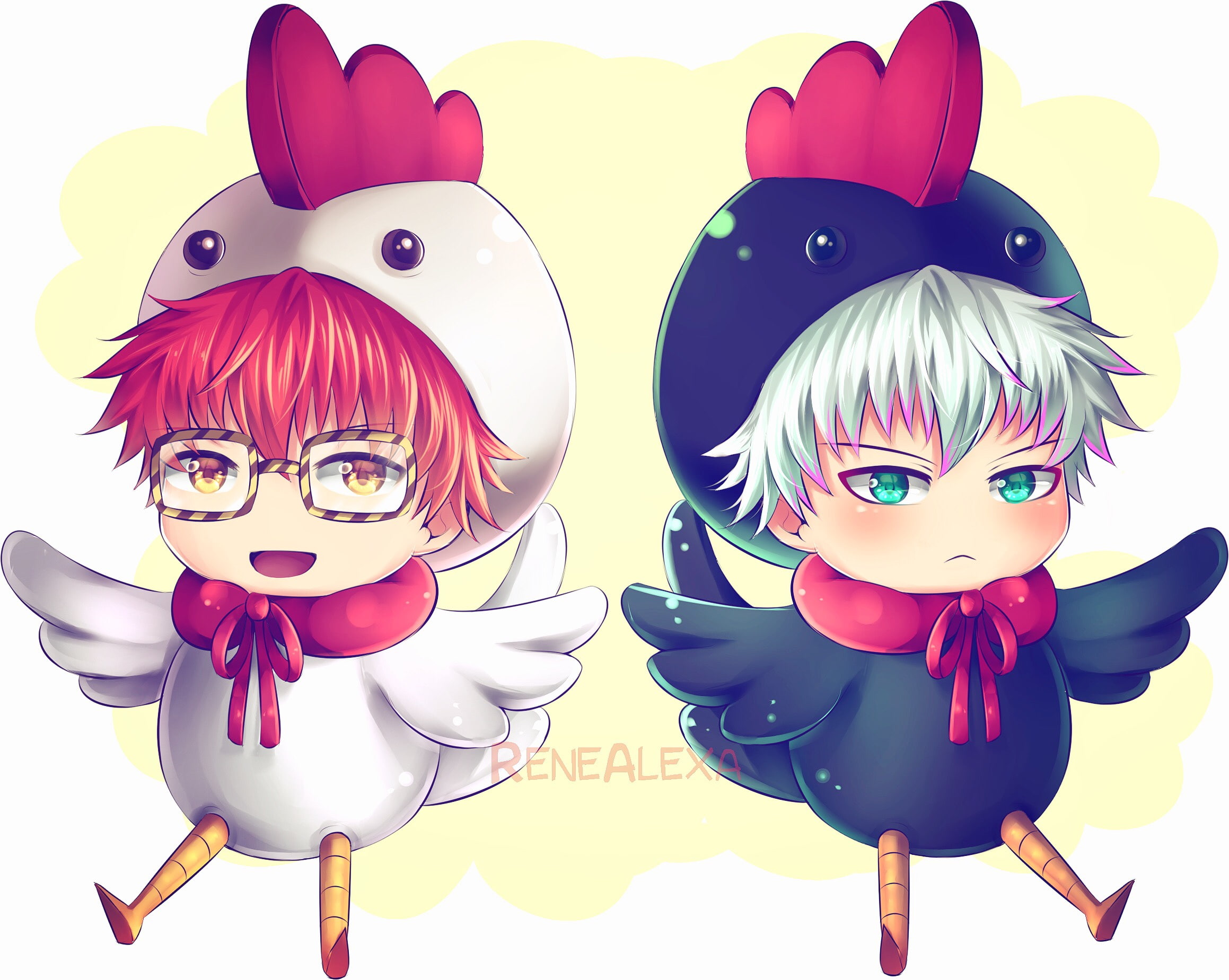 Anime Mystic Messenger Chibi Chicken 2k