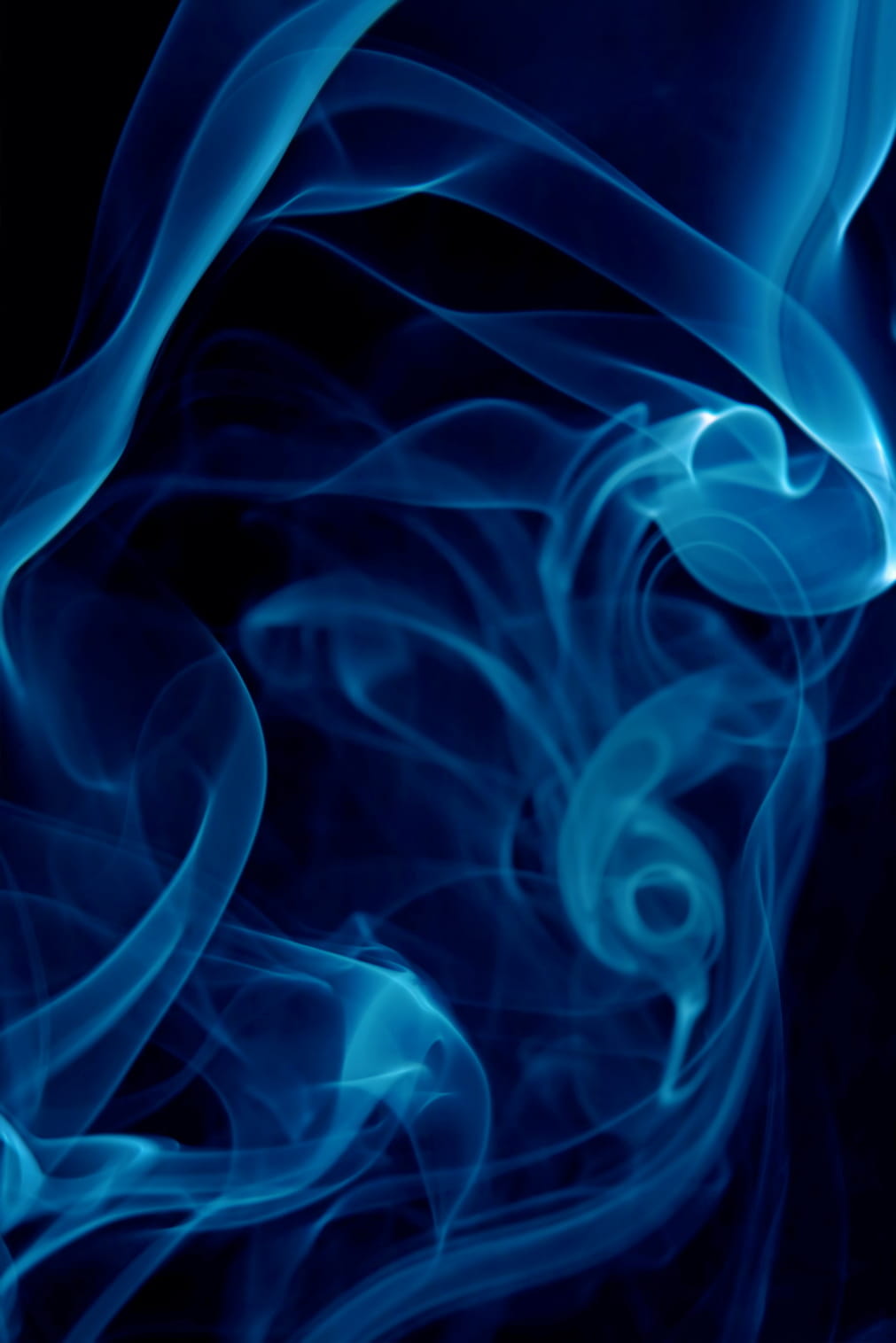 blue smoke trail flow stream light backdrop fire background