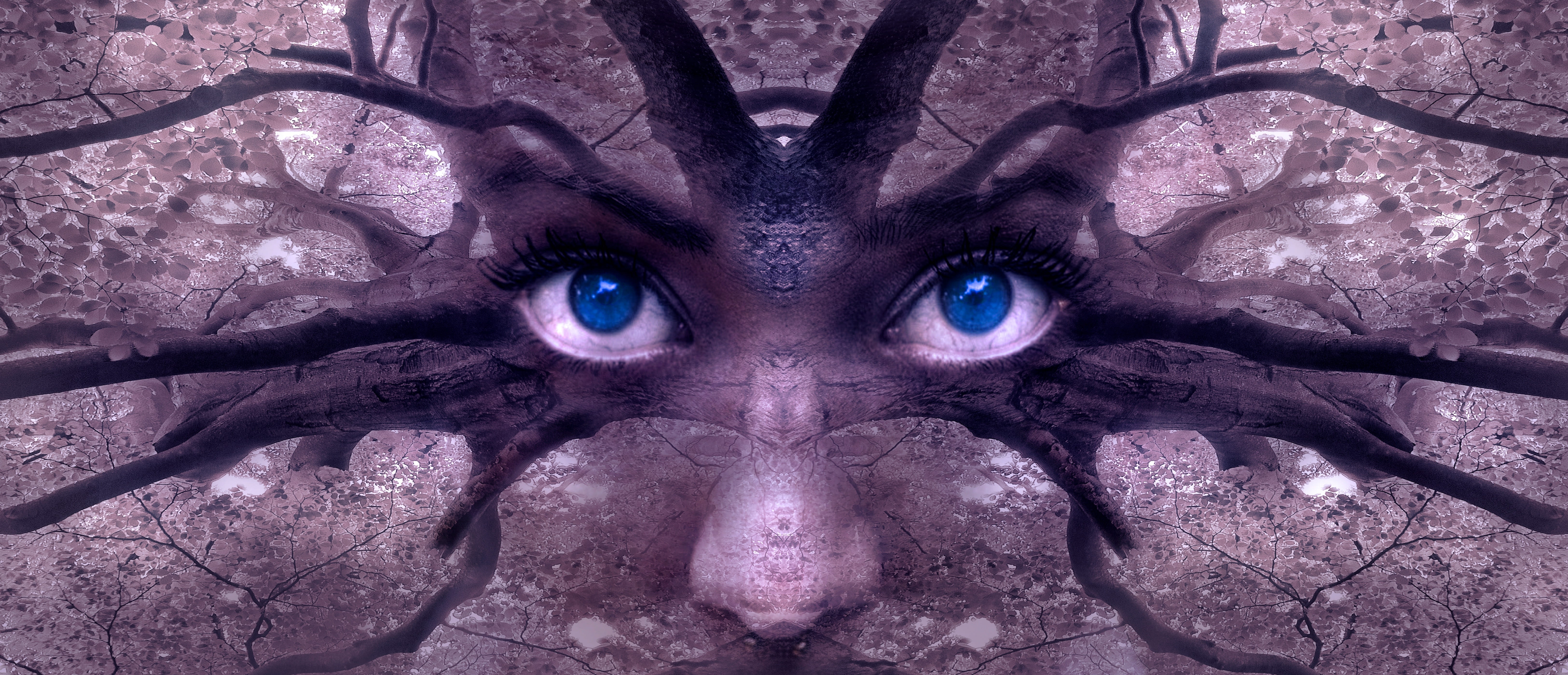 human face with crack background digital photo fantasy portrait 2k 4k 5k