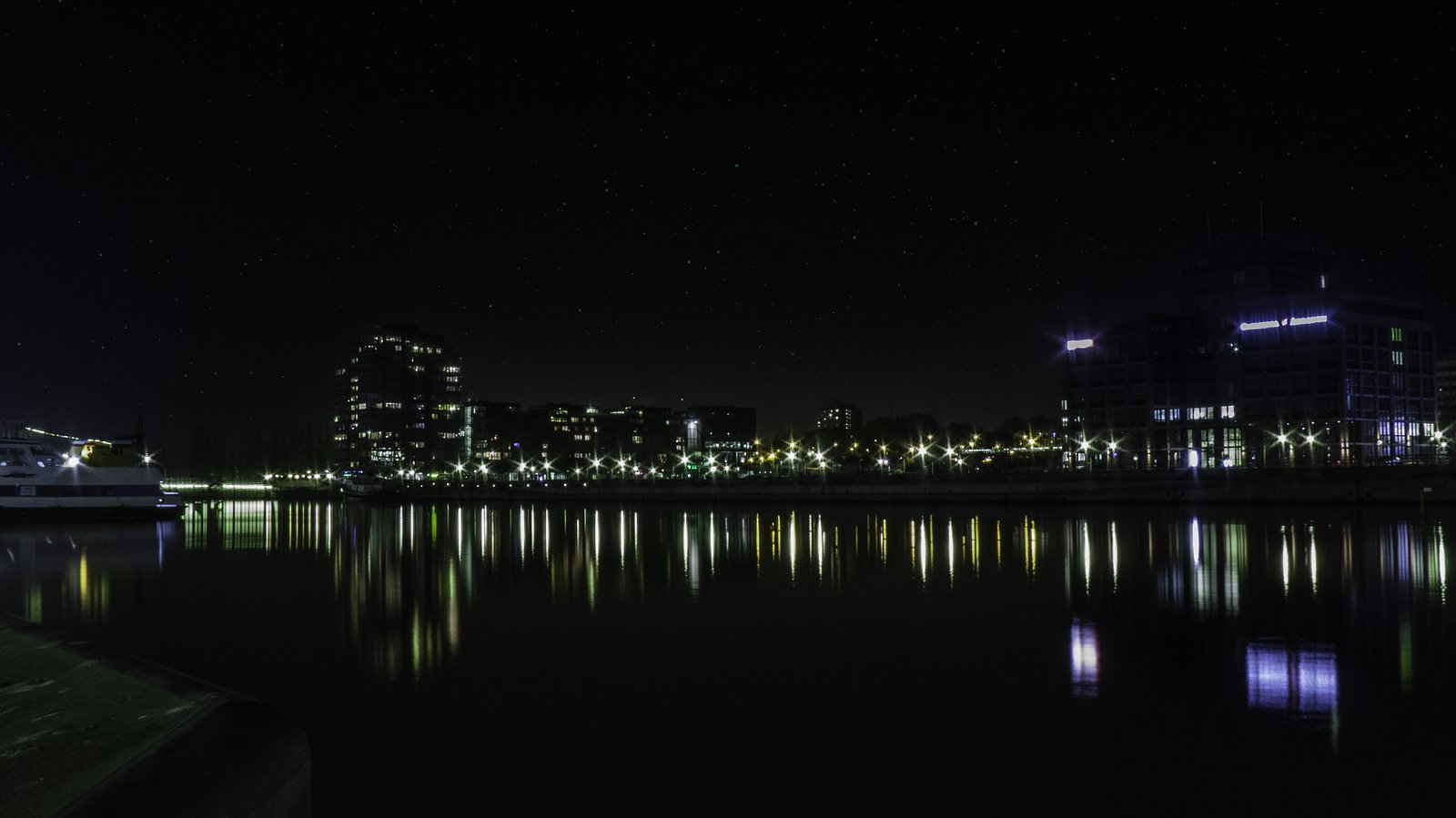 kiel night photo starry sky photograph tucked 2k 4k