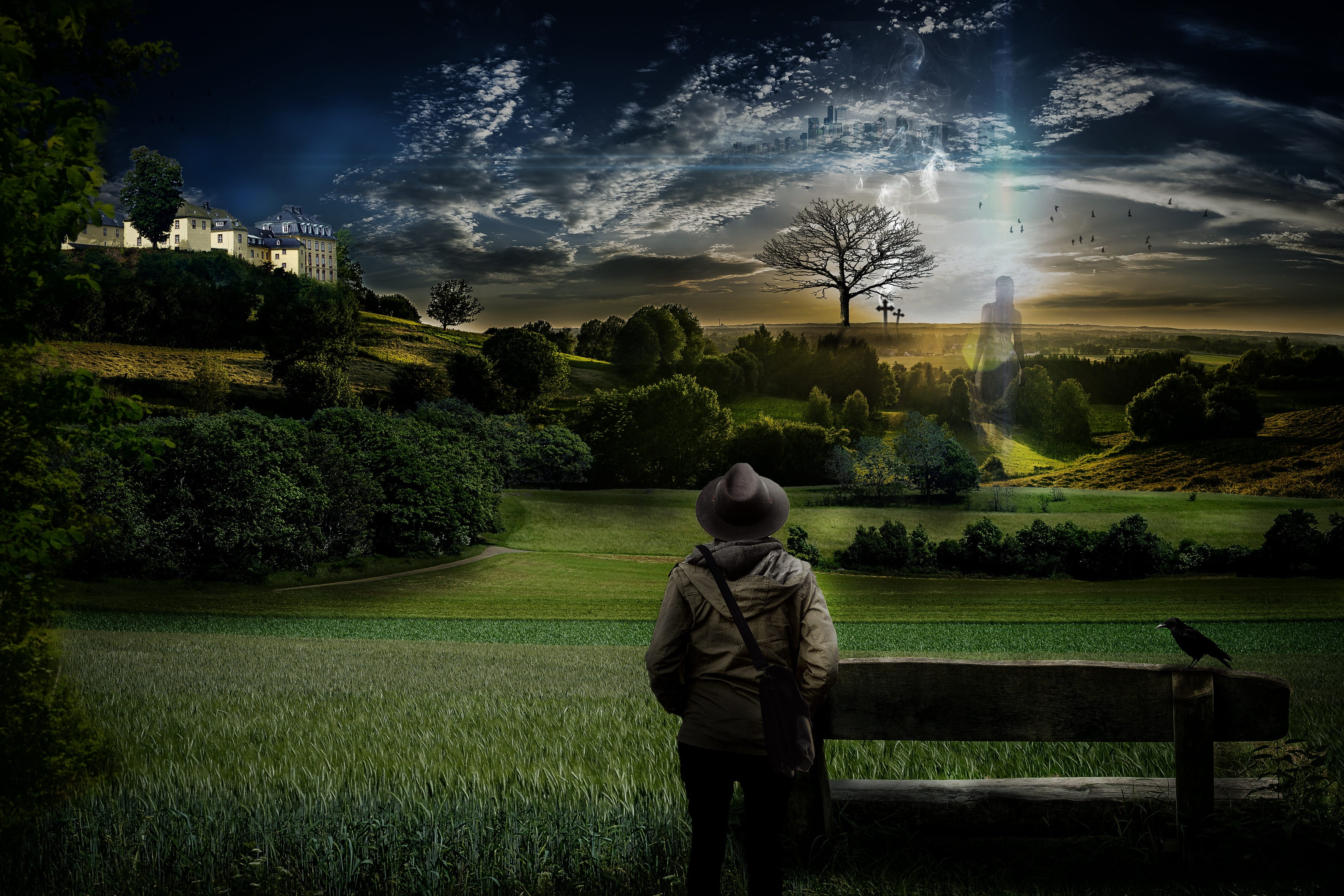 longing memory home mystical alone composing miss lonely 2k 4k