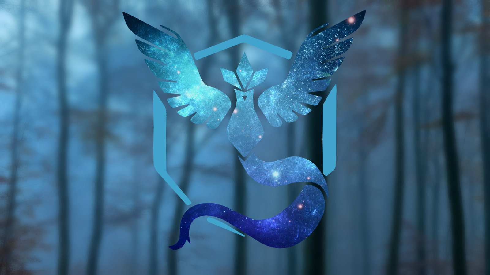 Pok mon GO Pokemon Go Team Mystic focus on foreground 2k