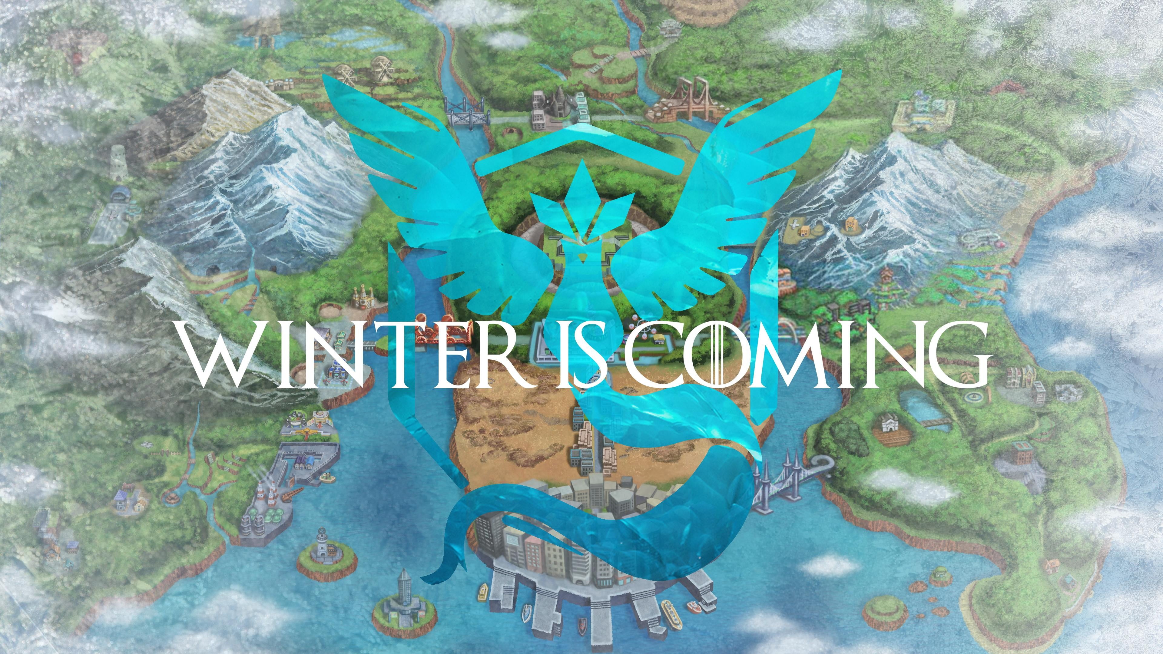 Winter Is Coming wallpaper Pok mon Pokemon Go Team Mystic 2k 4k