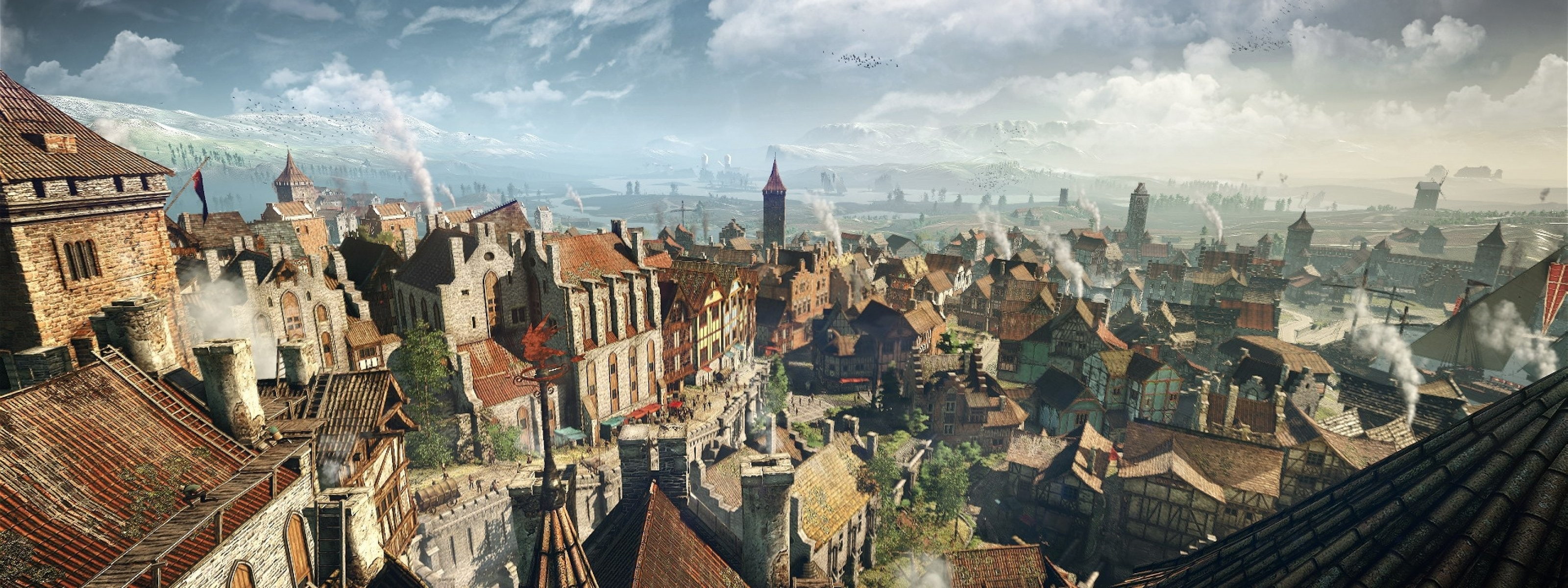 px action Dark dual fantasy Fighting Hunt multi widescreen dualmonitor dualscreen 2k