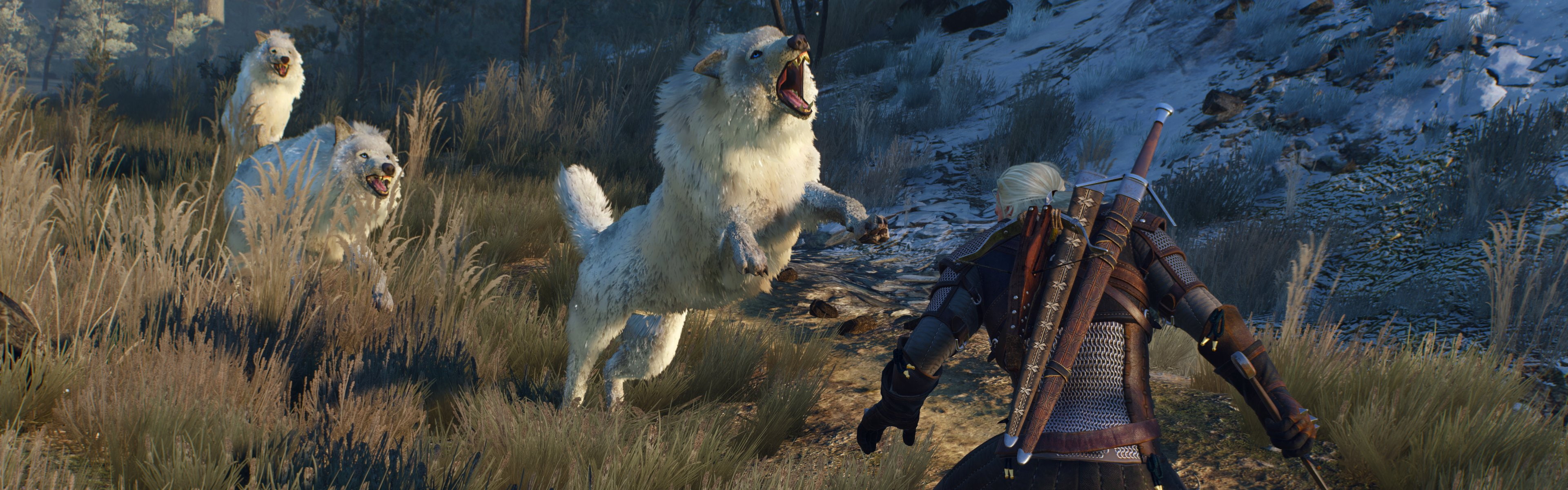 px action Dark dual fantasy Fighting Hunt multi widescreen dualmonitor dualscreen 2k 4k