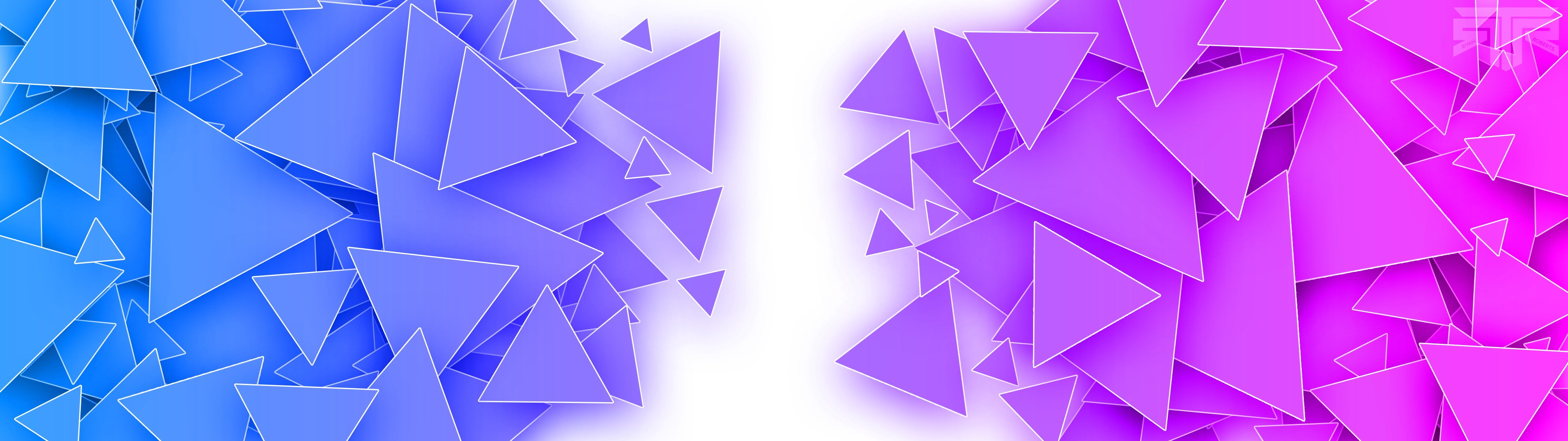 abstract Colorful digital art Dual Monitors Multiple Display widescreen dualmonitor dualscreen 2k 4k