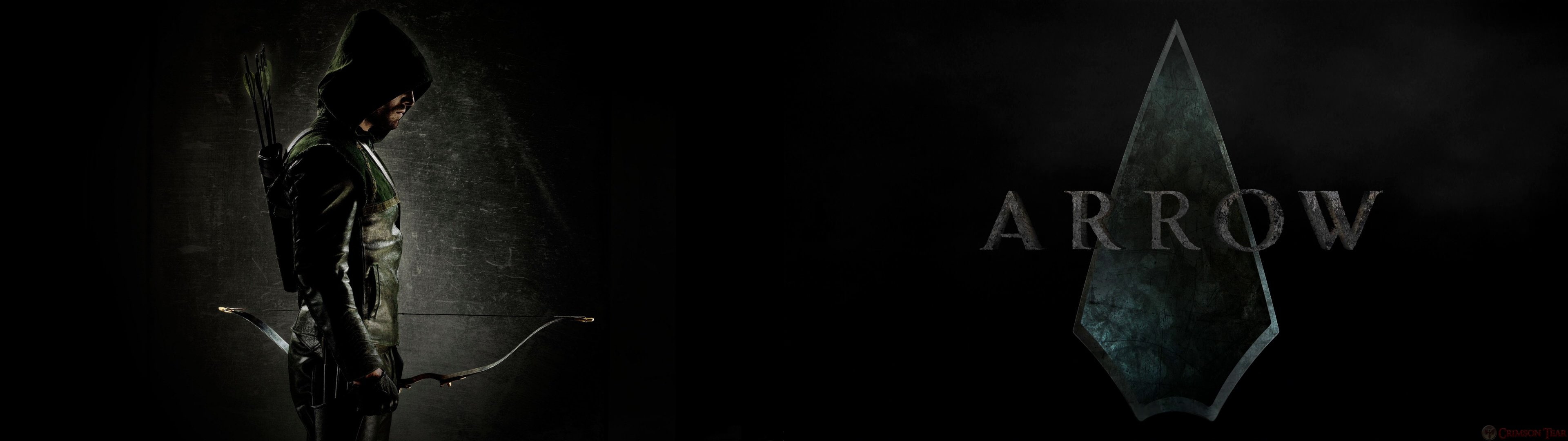 arrow comics dual heroes monior screen widescreen dualmonitor dualscreen 2k 4k