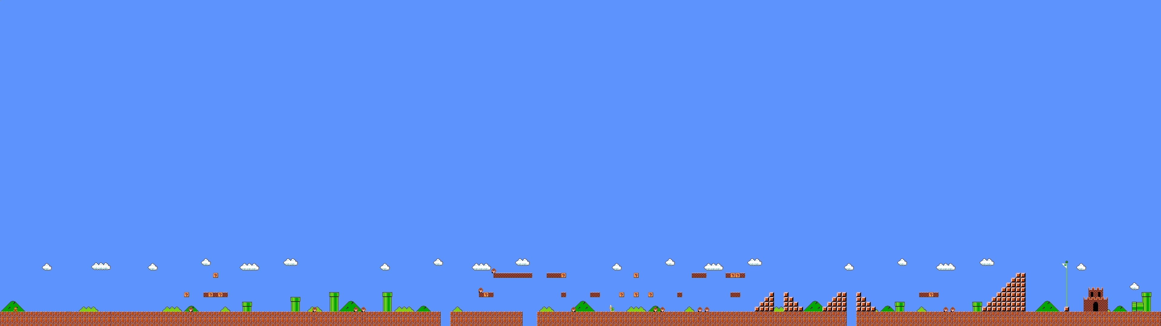 bross dual game jeu mario monitor multi multiple screen widescreen dualmonitor dualscreen 2k 4k