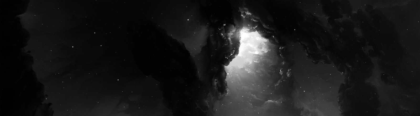 Dual Monitor Nebula Space Planets White Black Stars Amazing widescreen dualmonitor dualscreen 2k 4k 5k 8k