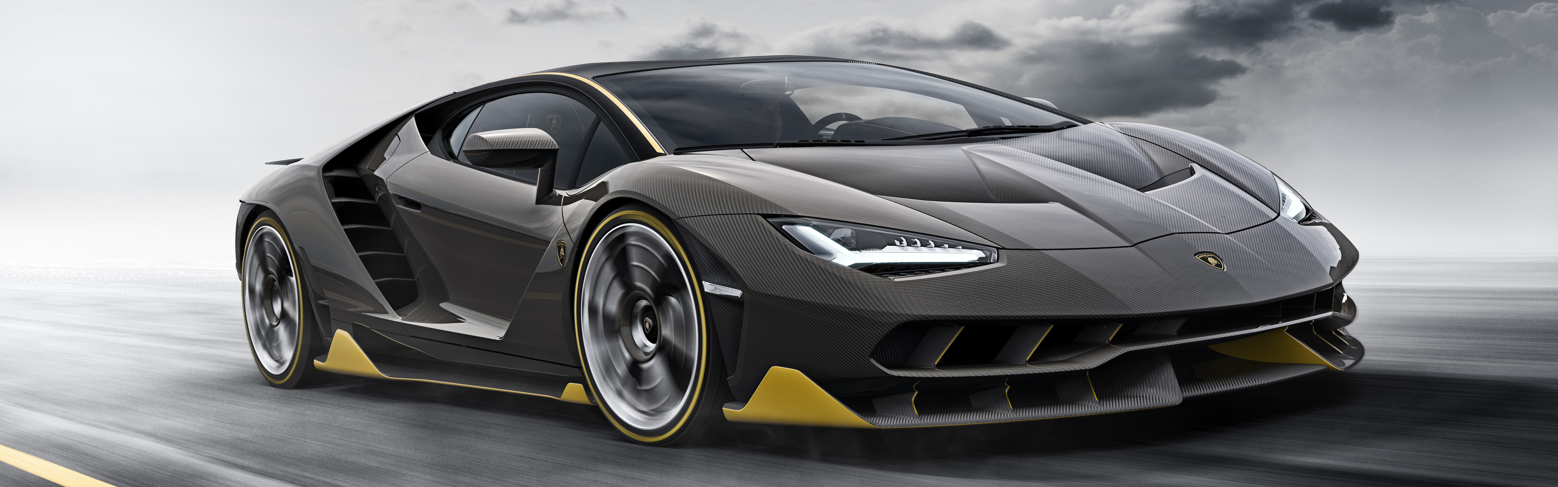lamborghini centenario lp 4 car vehicle super motion blur dual monitors multiple display road widescreen dualmonitor dualscreen 2k 4k 5k