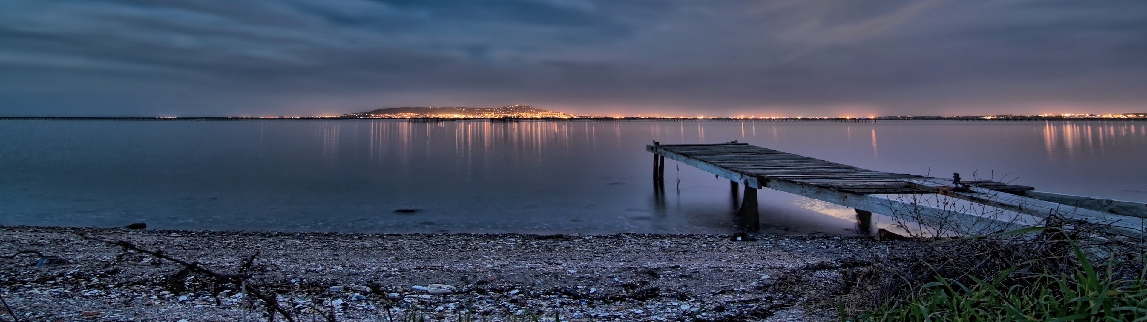 nature landscape dual screen water sky cloud reflection widescreen dualmonitor dualscreen 2k 4k
