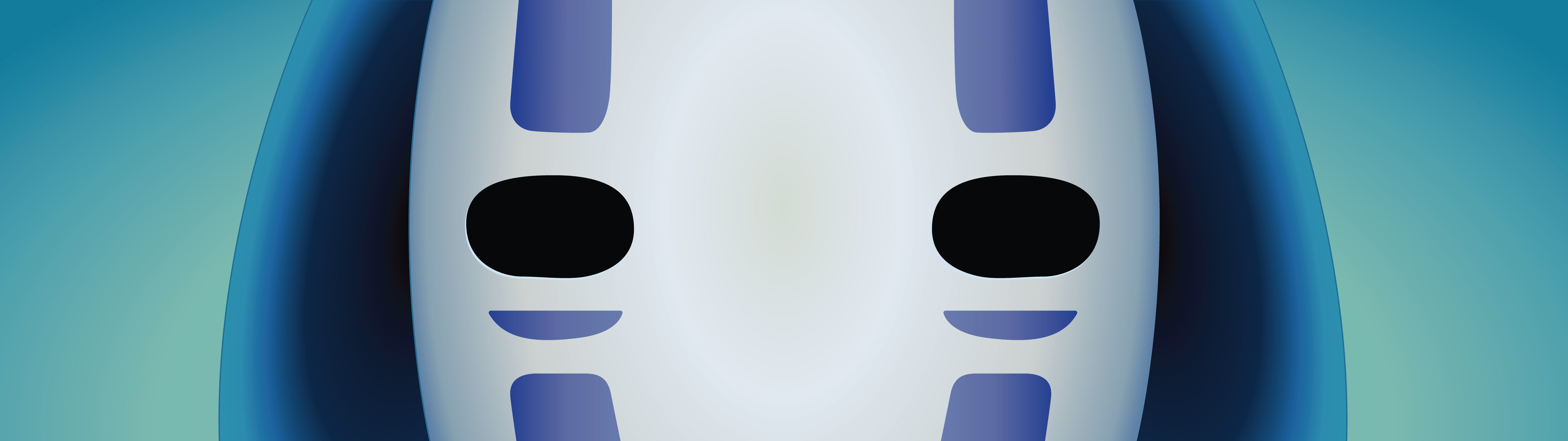 Studio Ghibli Spirited Away dual monitors blue no people widescreen dualmonitor dualscreen 2k 4k 5k 8k