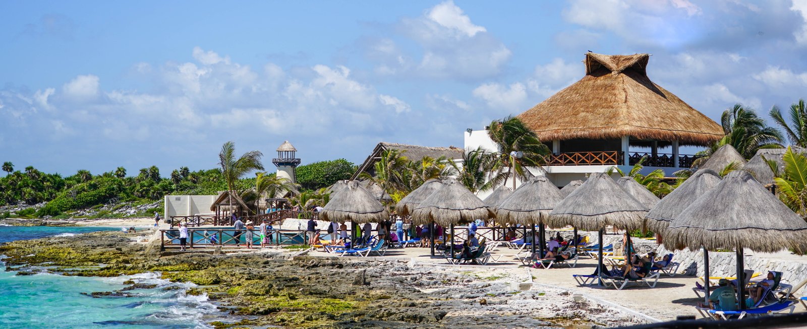 brown hut at beach during daytime cozumel mexico tropical 2k 4k 5k 8k