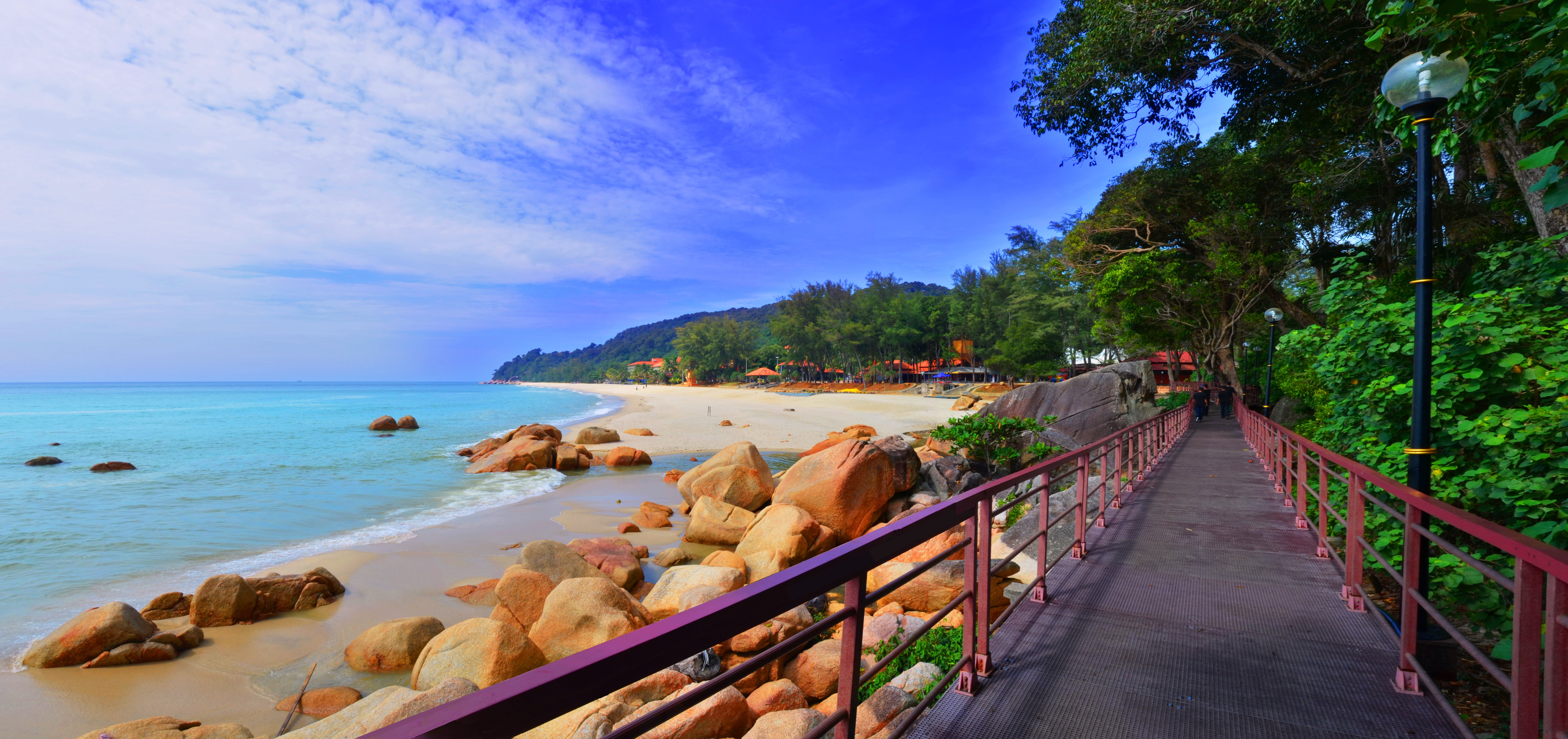 brown rocks on beach shore Vacation Sea Holiday Summer sand 2k 4k 5k 8k 10k