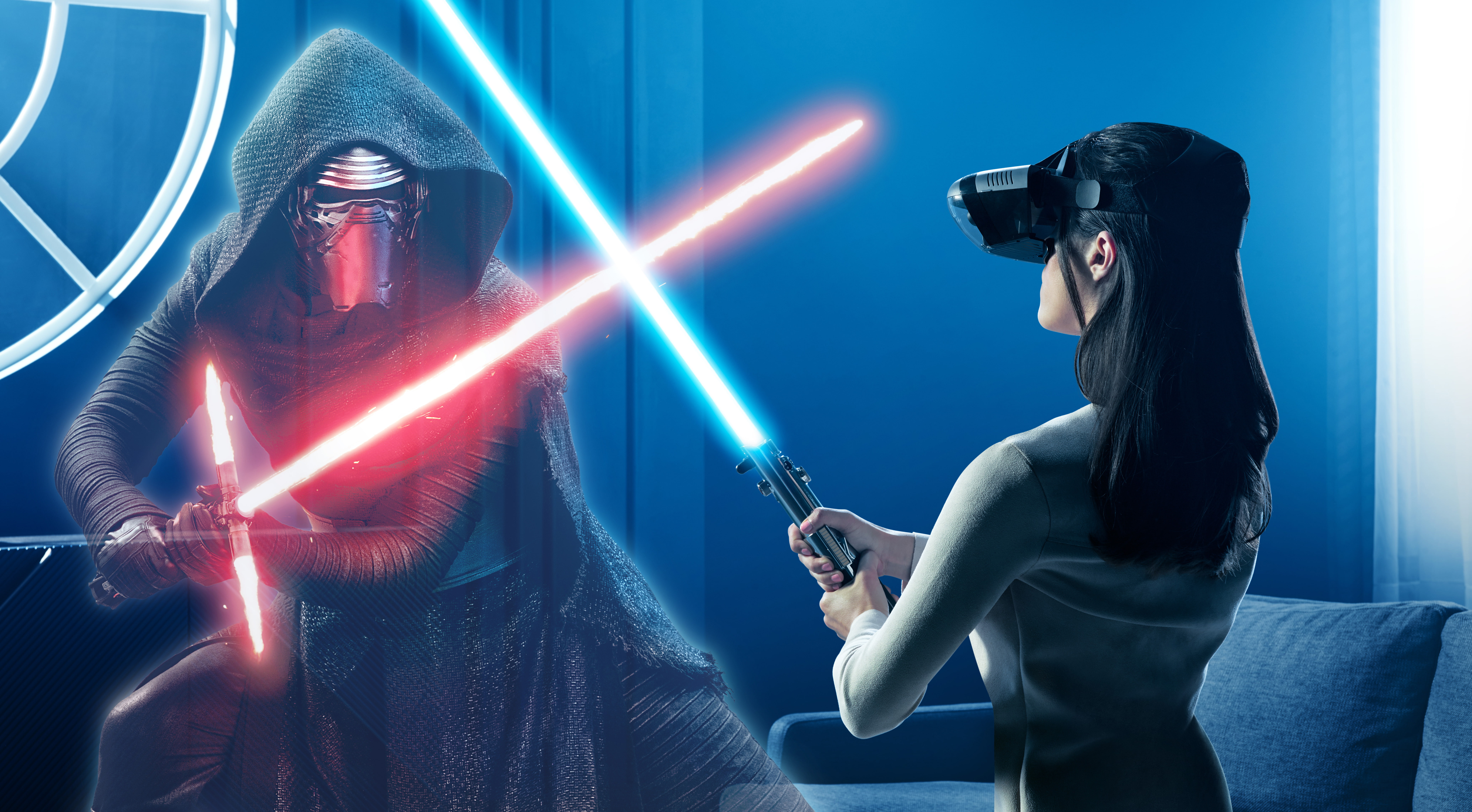 Kylo Ren Star Wars The Last Jedi VR experience Lightsaber 2k 4k 5k 8k