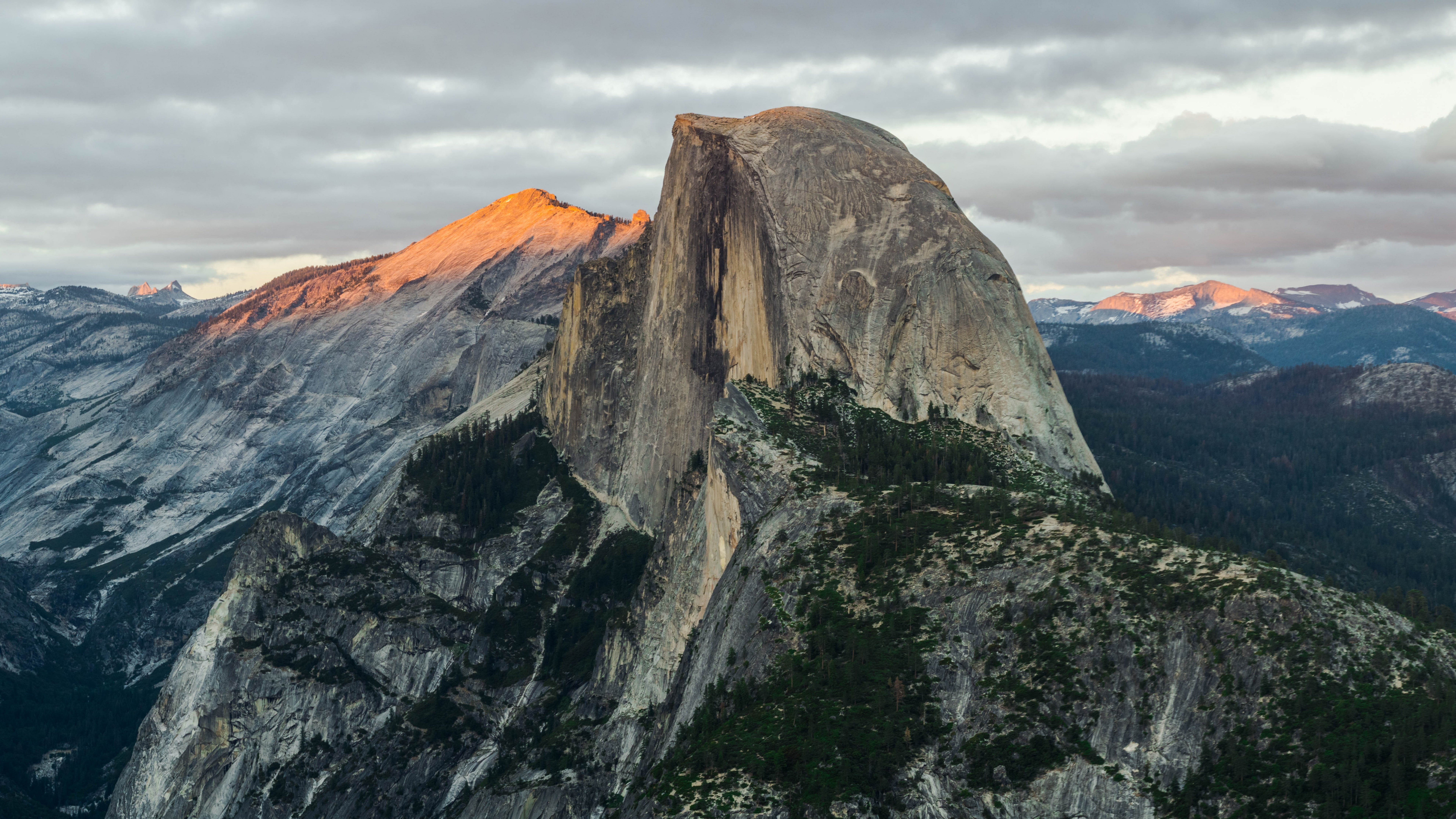 mountain photo during daytime Half Dome Yosemite National Park 2k 4k 5k 8k