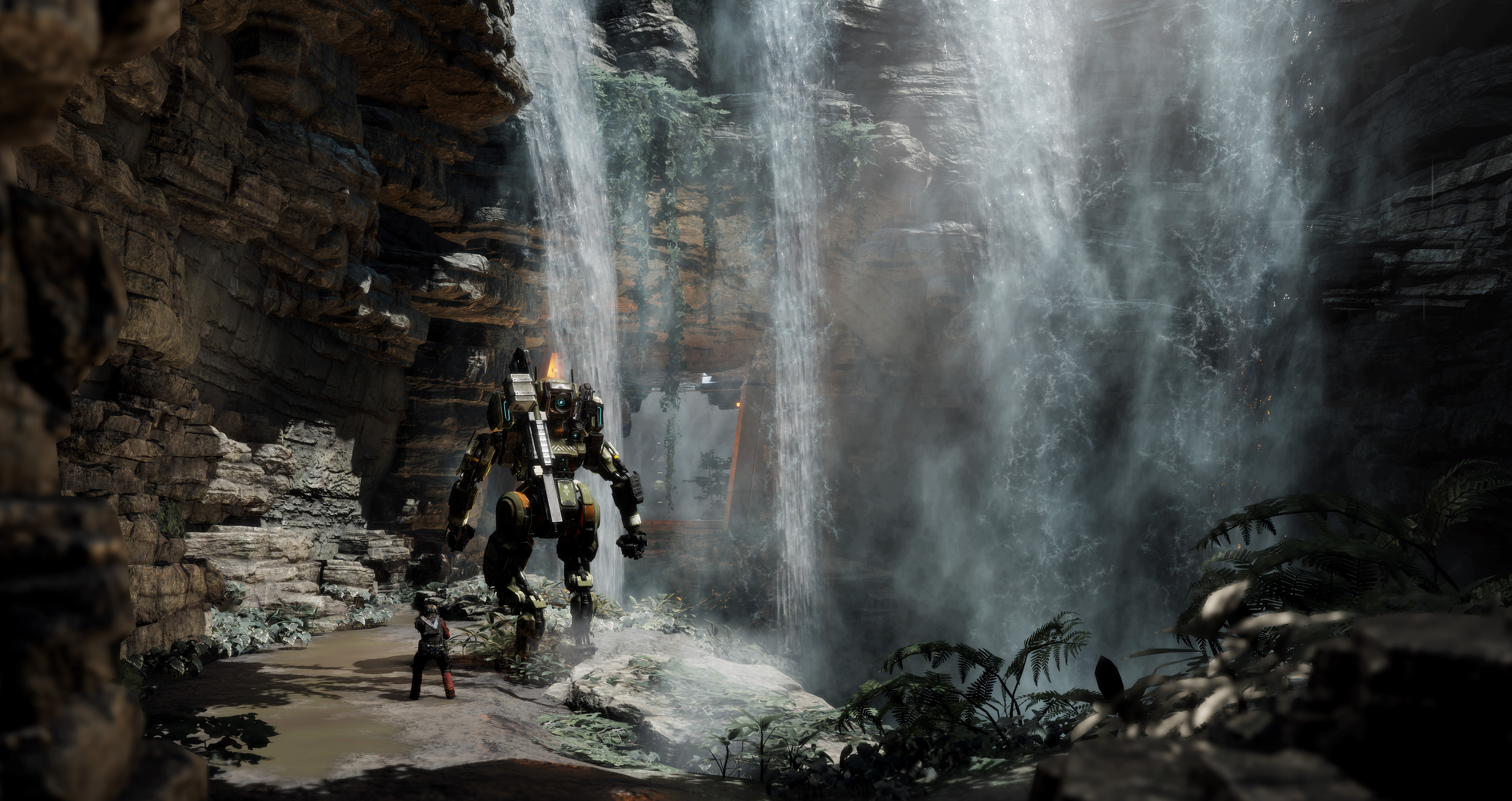 titanfall 2 games hd water rock 2k 4k 5k 8k