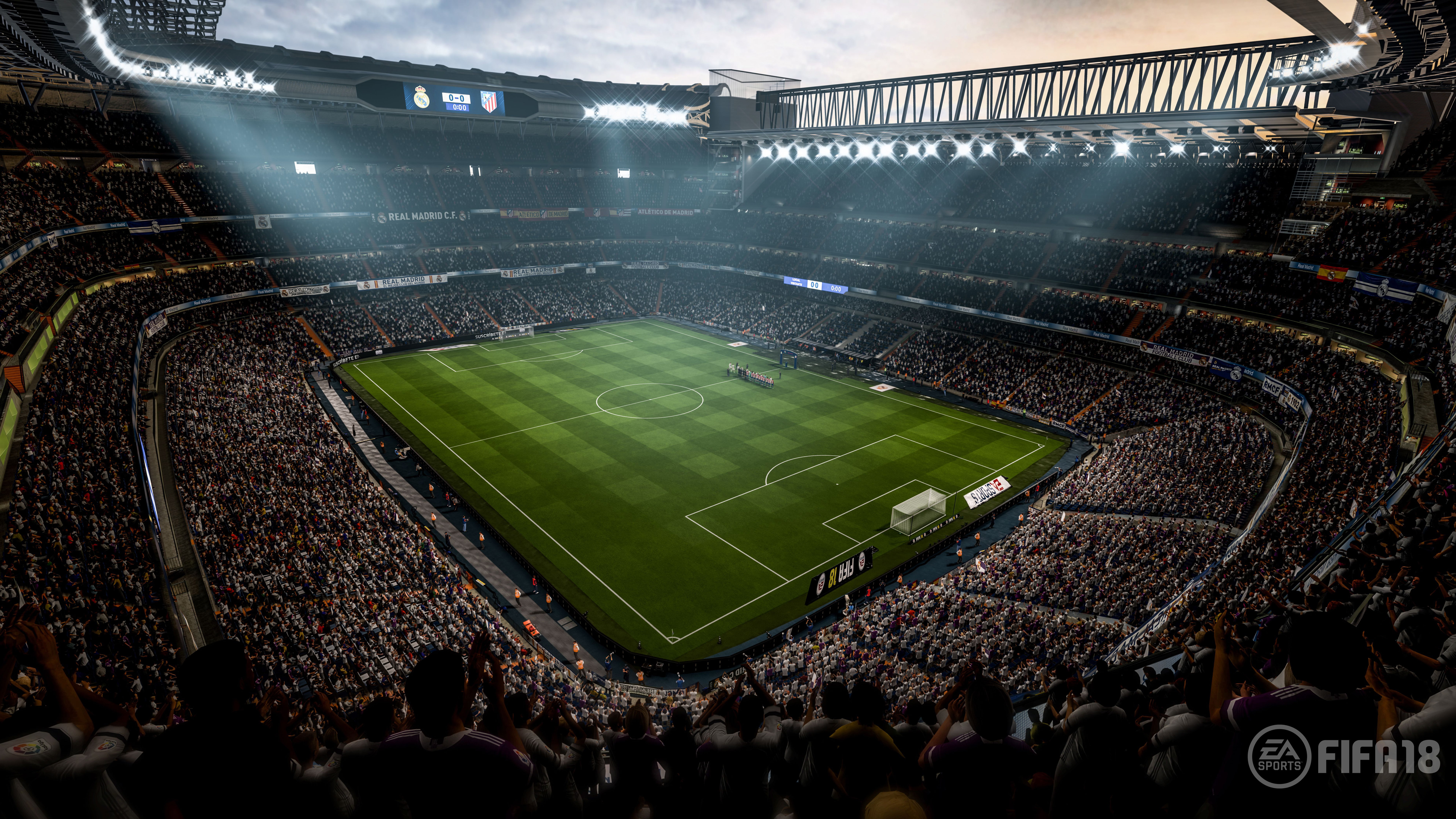 FIFA 18 Soccer Video Game Stadium sport group of people 2k 4k 5k 8k