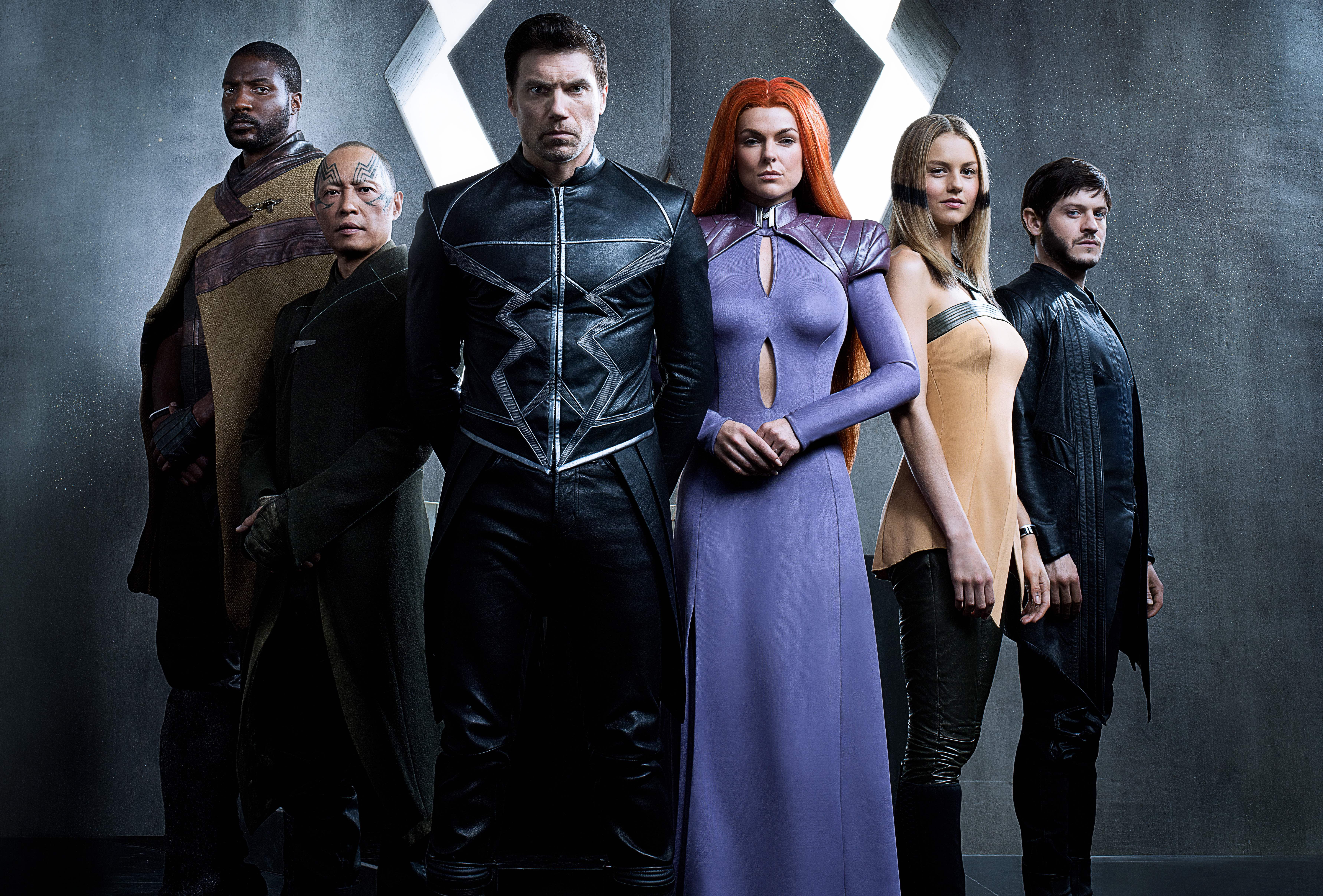 inhumans tv shows hd group of people standing young adult 2k 4k 5k