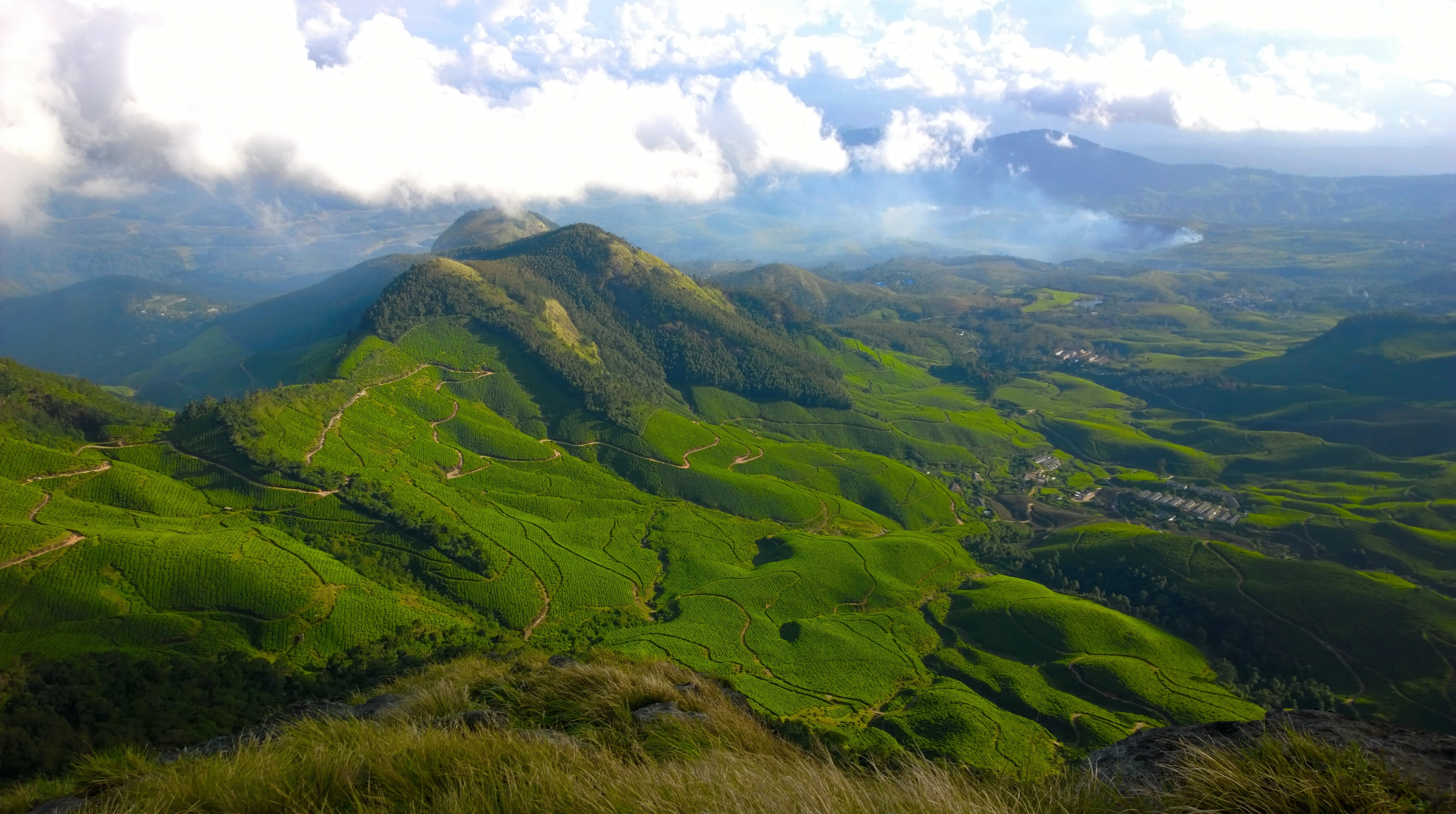 Kolukkumalai view from ft green mountain Nature Mountains 2k 4k 5k 8k