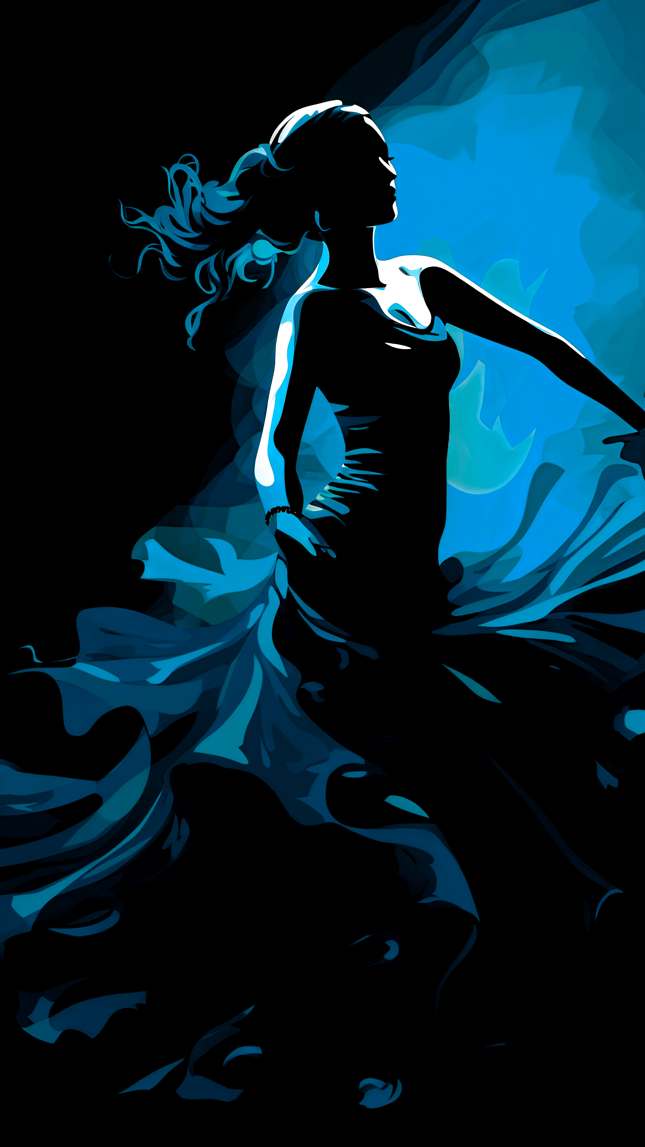 dancer Amoled wallpaper mobile background 4k 2k