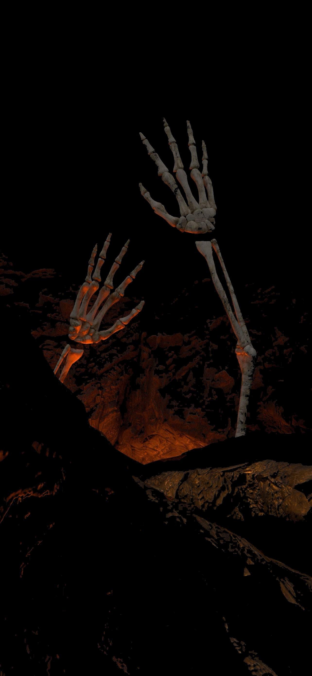 Hell Rising amoled wallpaper 4k