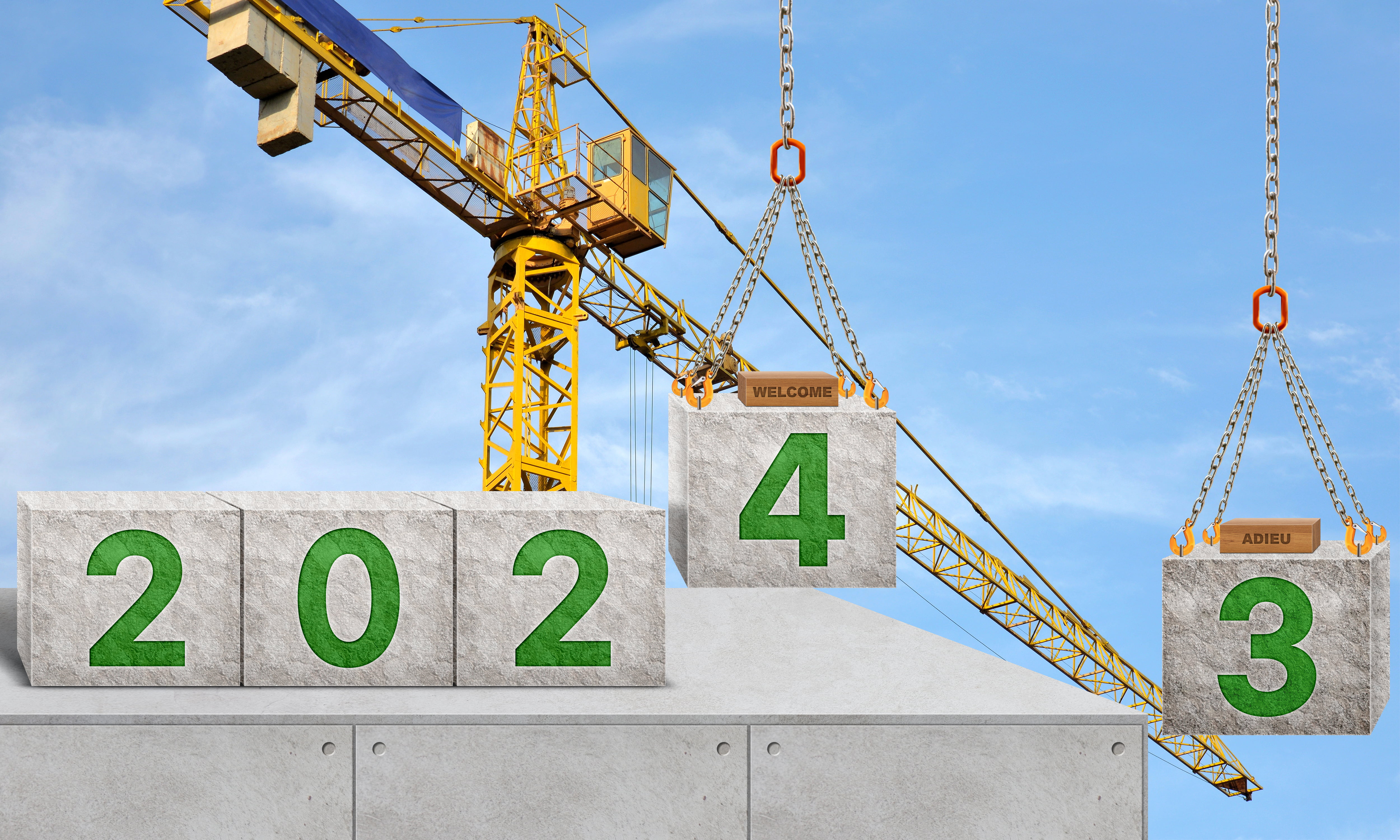 year New Year 2 2024 2k 4k 5k