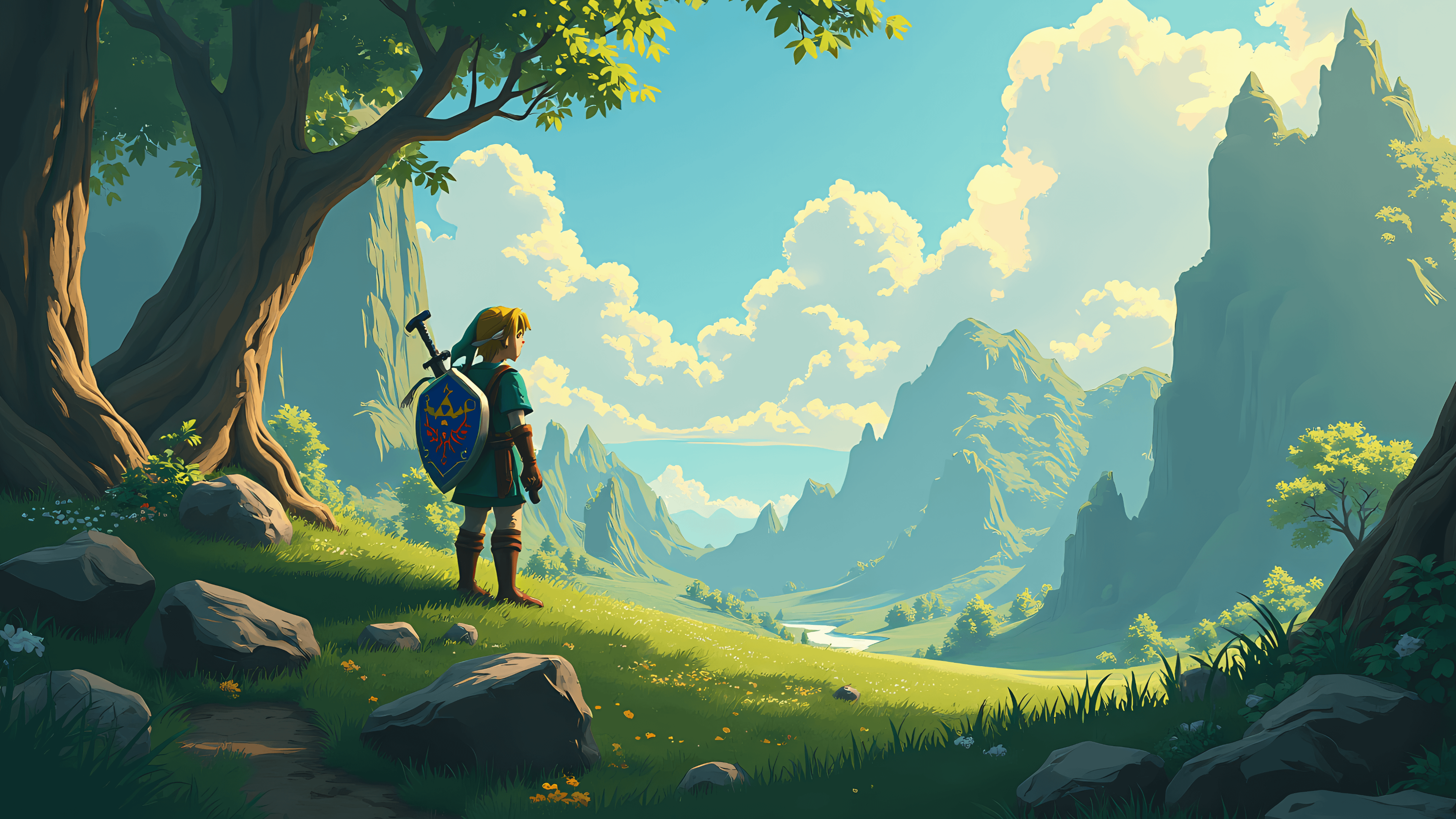 Legend of Zelda landscape 2k 4k