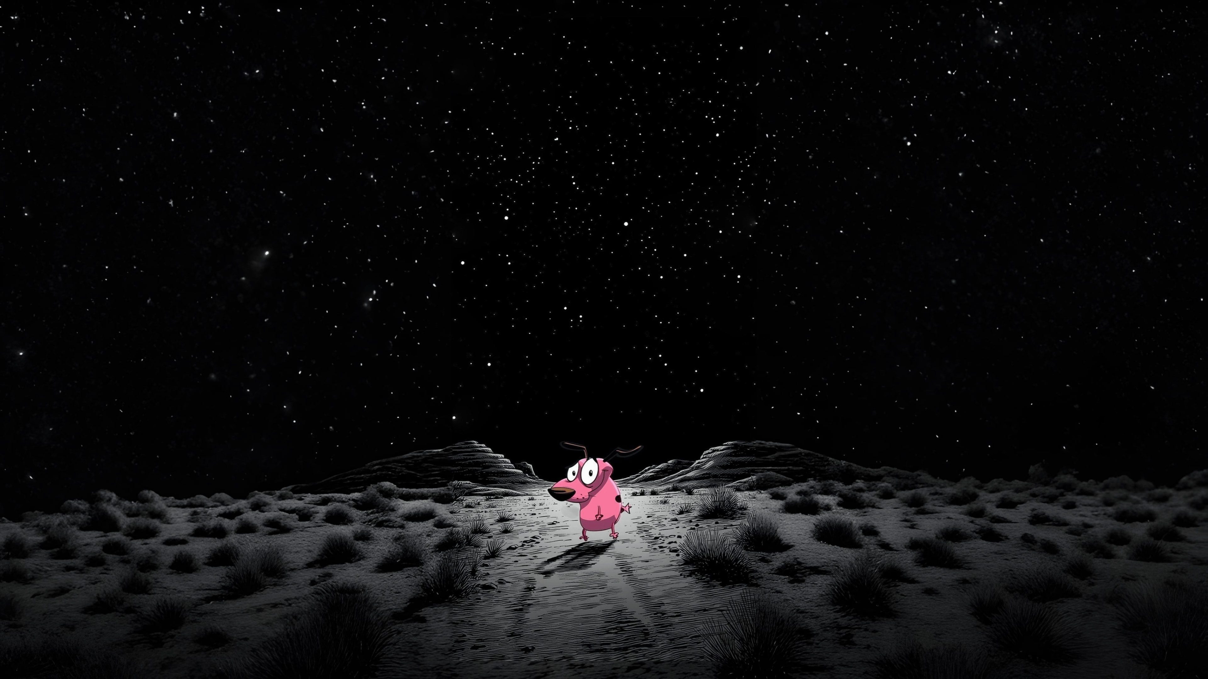 COURAGE THE BRAVE DOG 2k 4k