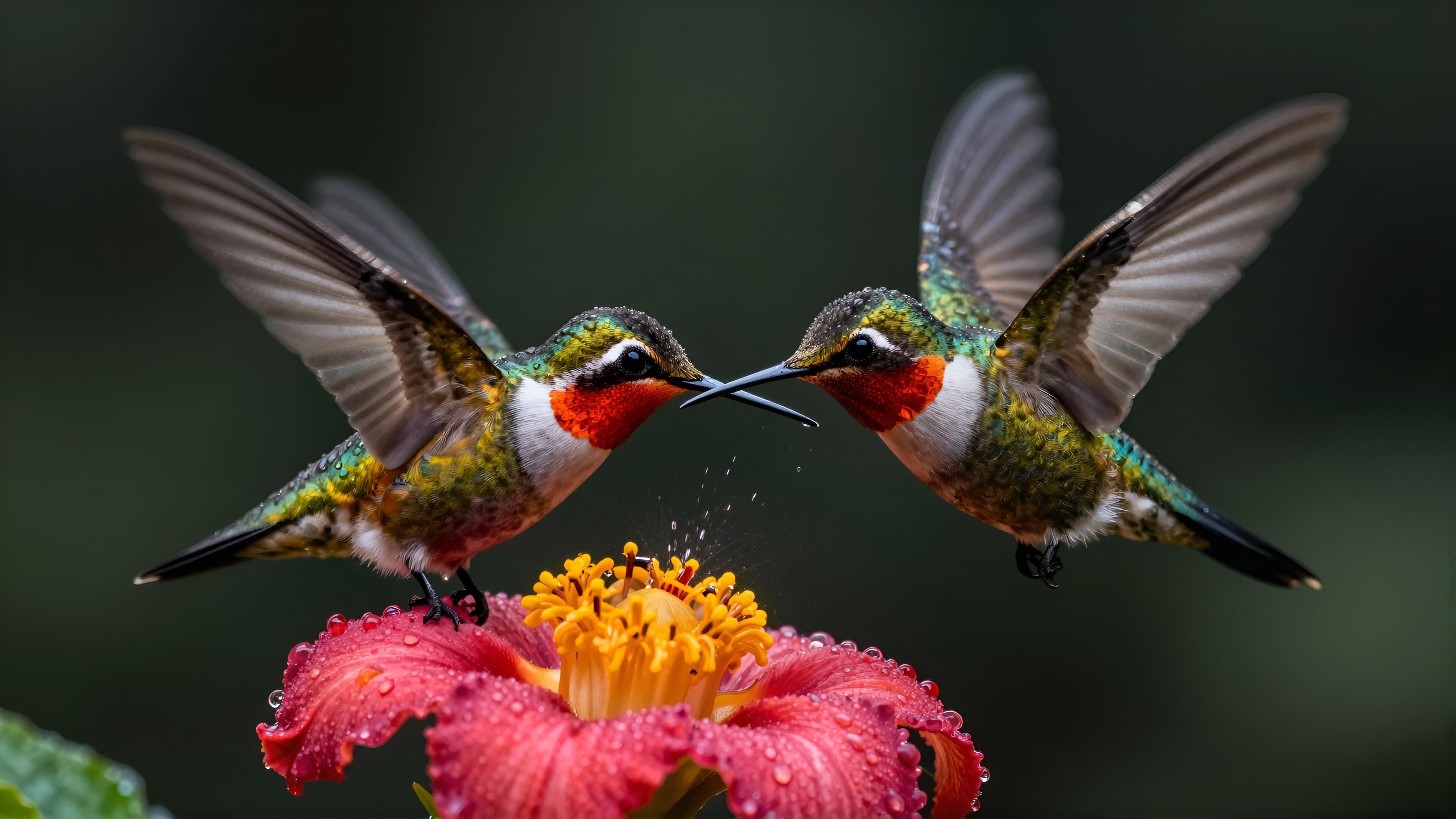Hummingbird Sword Fight 2k 4k